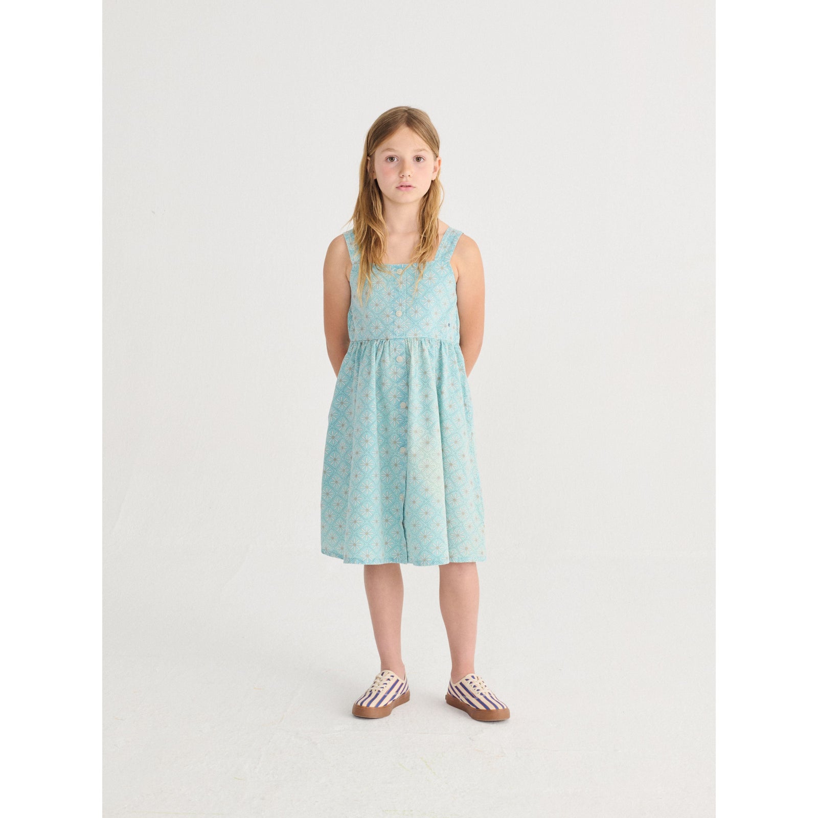 Daisy Mosaic All Over Woven Dress