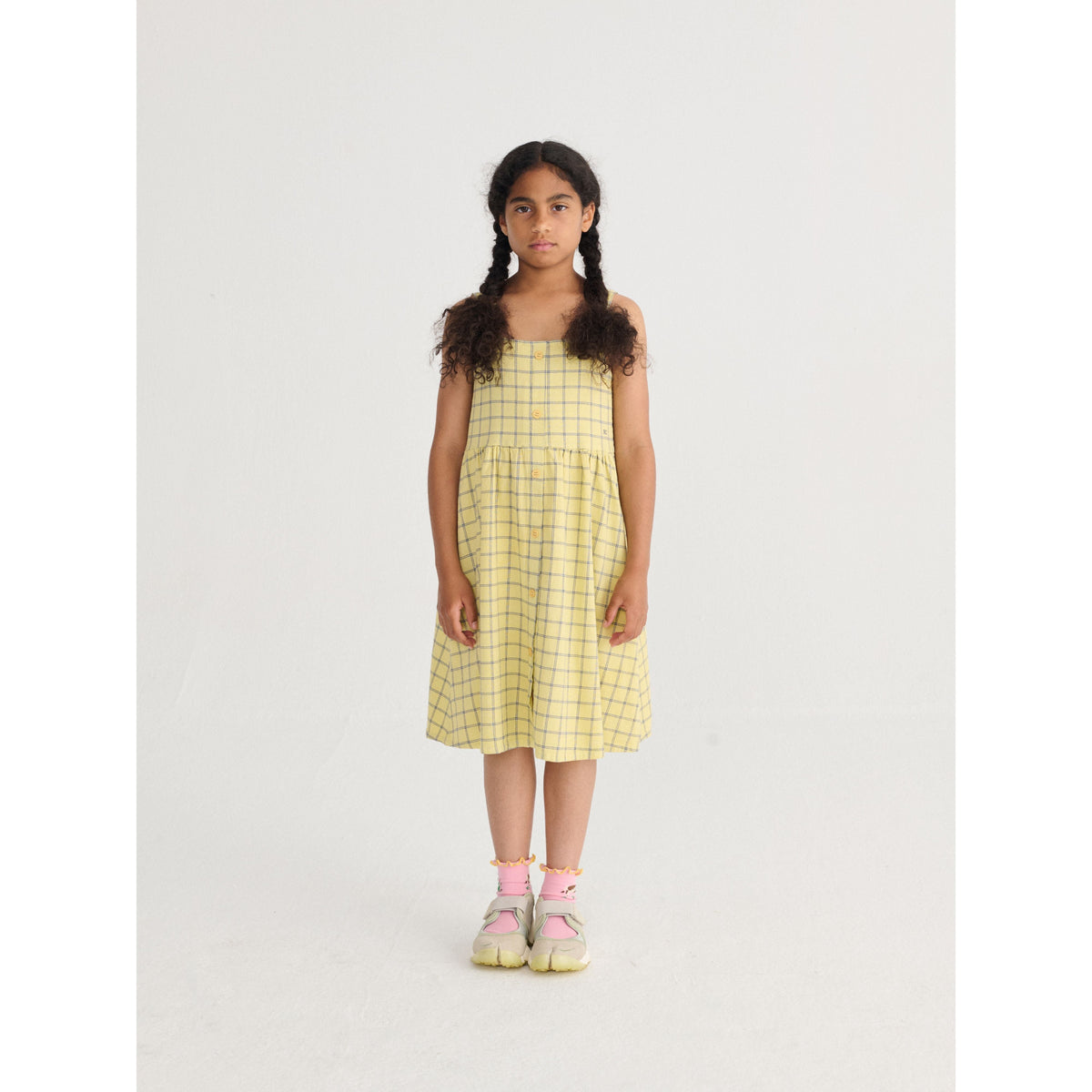Spicy Window Pane Woven Dress
