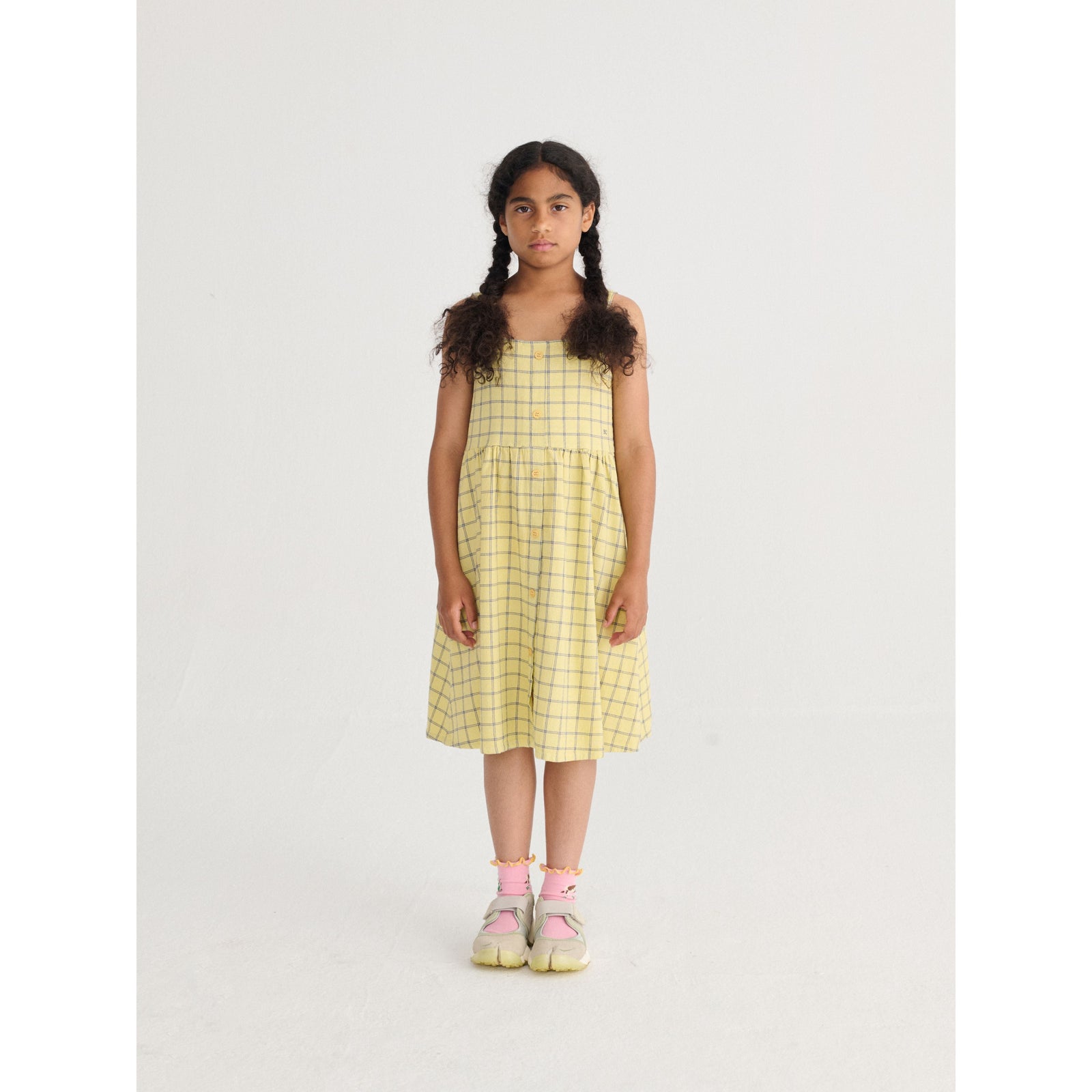 Spicy Window Pane Woven Dress