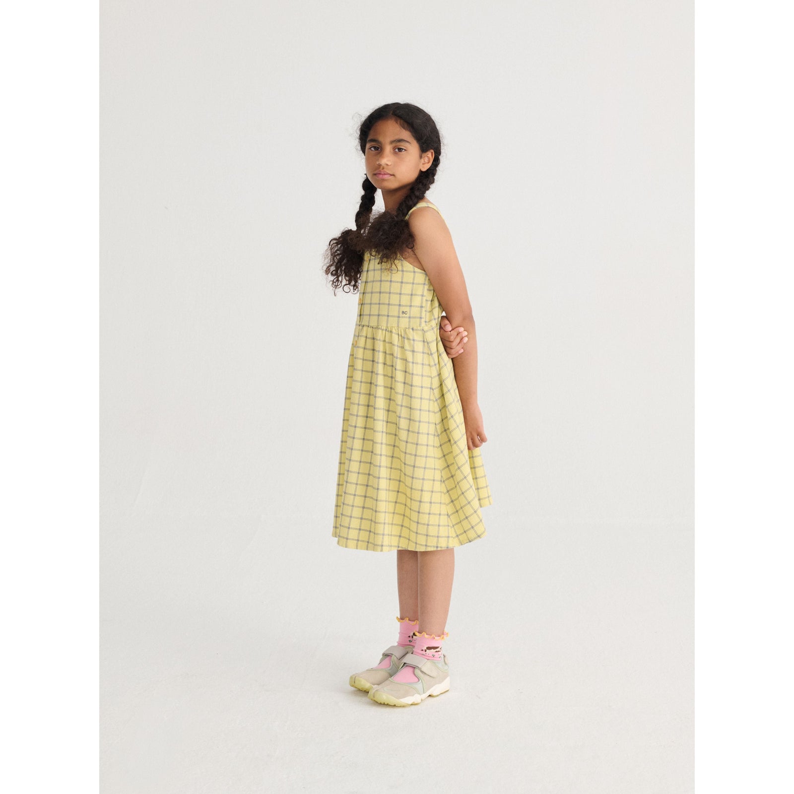 Spicy Window Pane Woven Dress