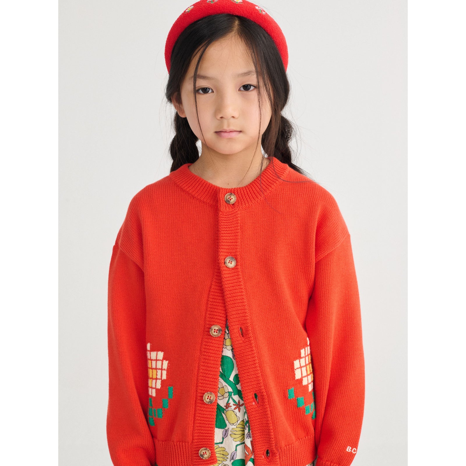 Pixel Daisy Cardigan
