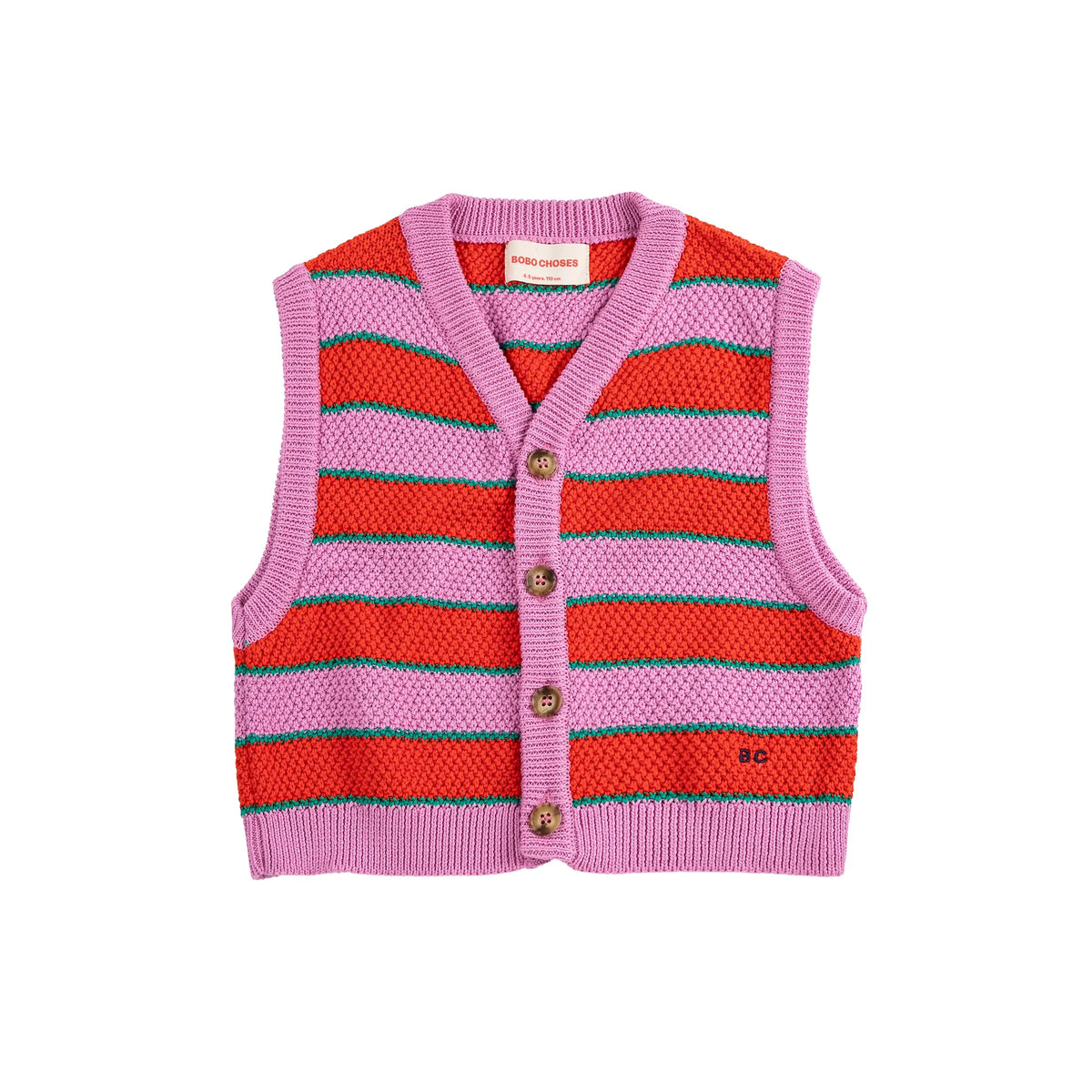 BC Striped Knitted Vest
