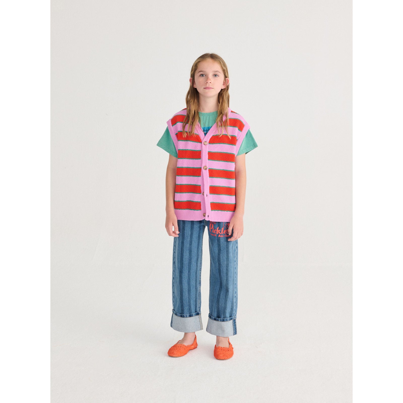 BC Striped Knitted Vest