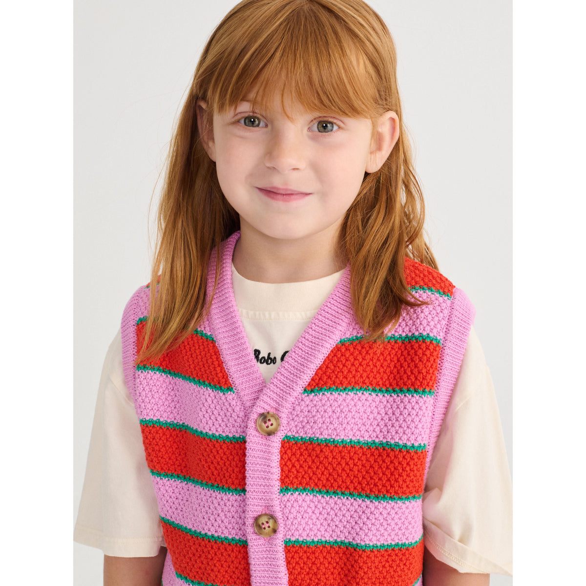BC Striped Knitted Vest