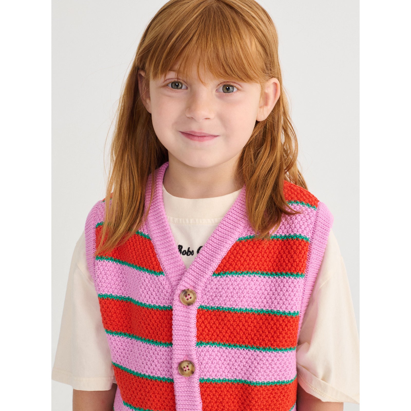 BC Striped Knitted Vest