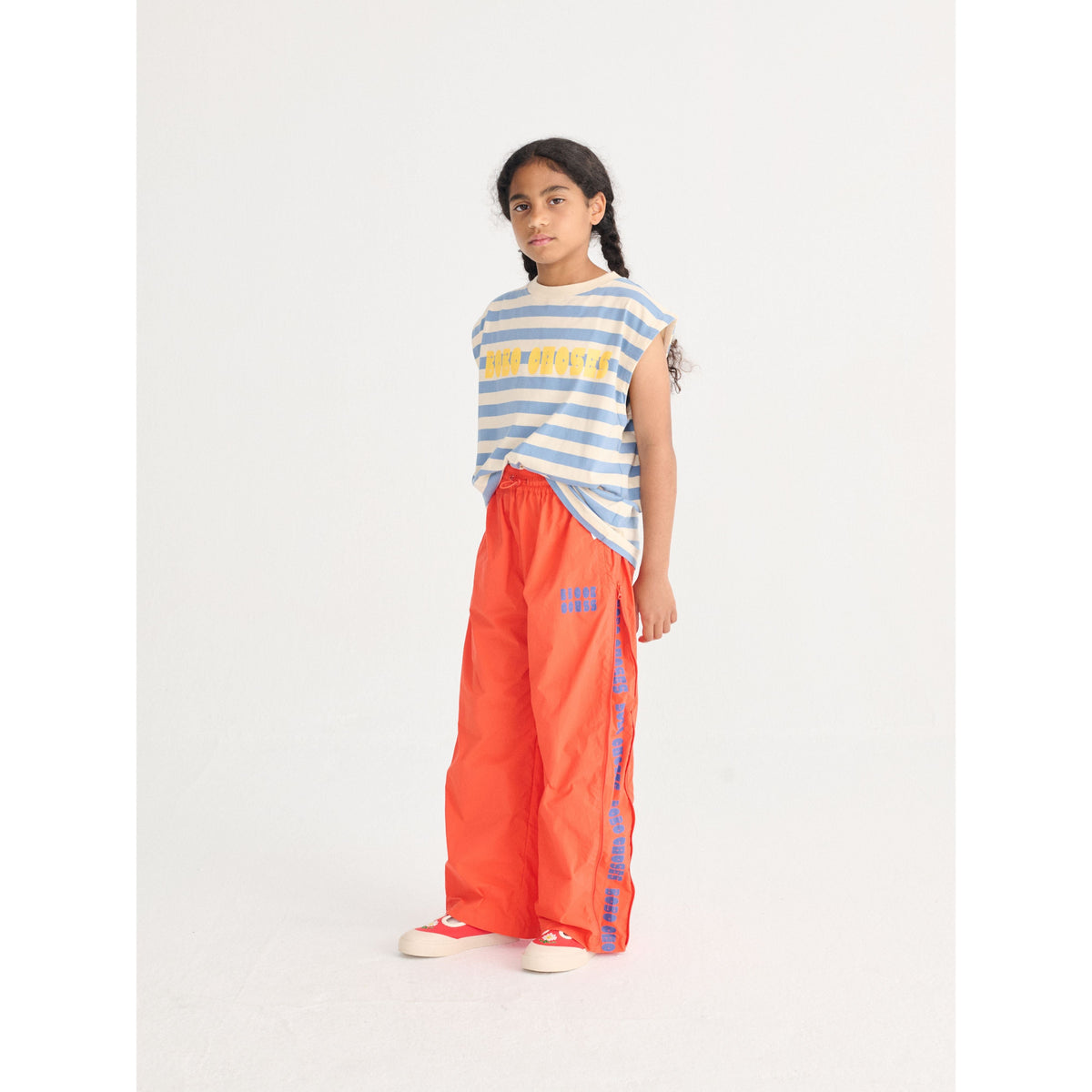 Bobo Choses Modern Striped Sleeveless T-Shirt