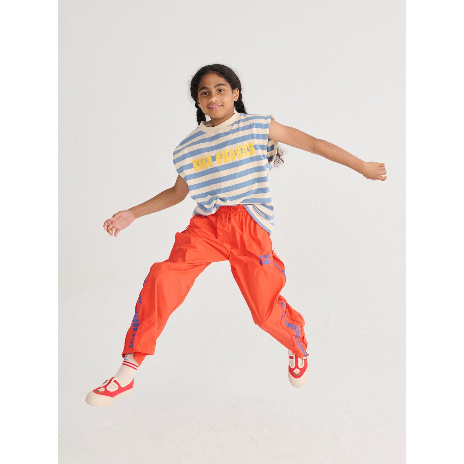 Bobo Choses Modern Striped Sleeveless T-Shirt