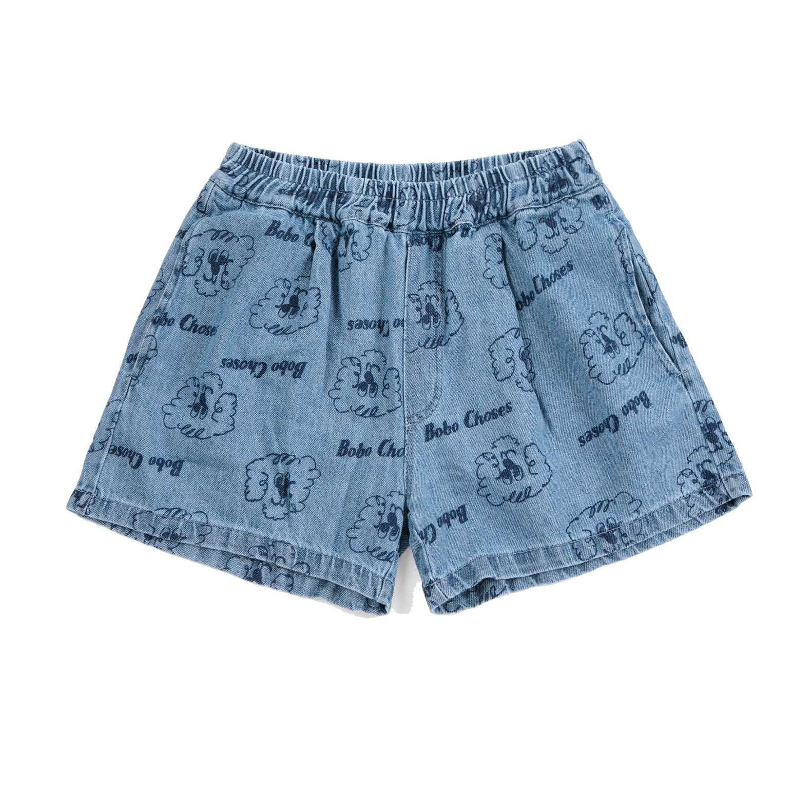 Pickles The Dog All Over Denim Short
