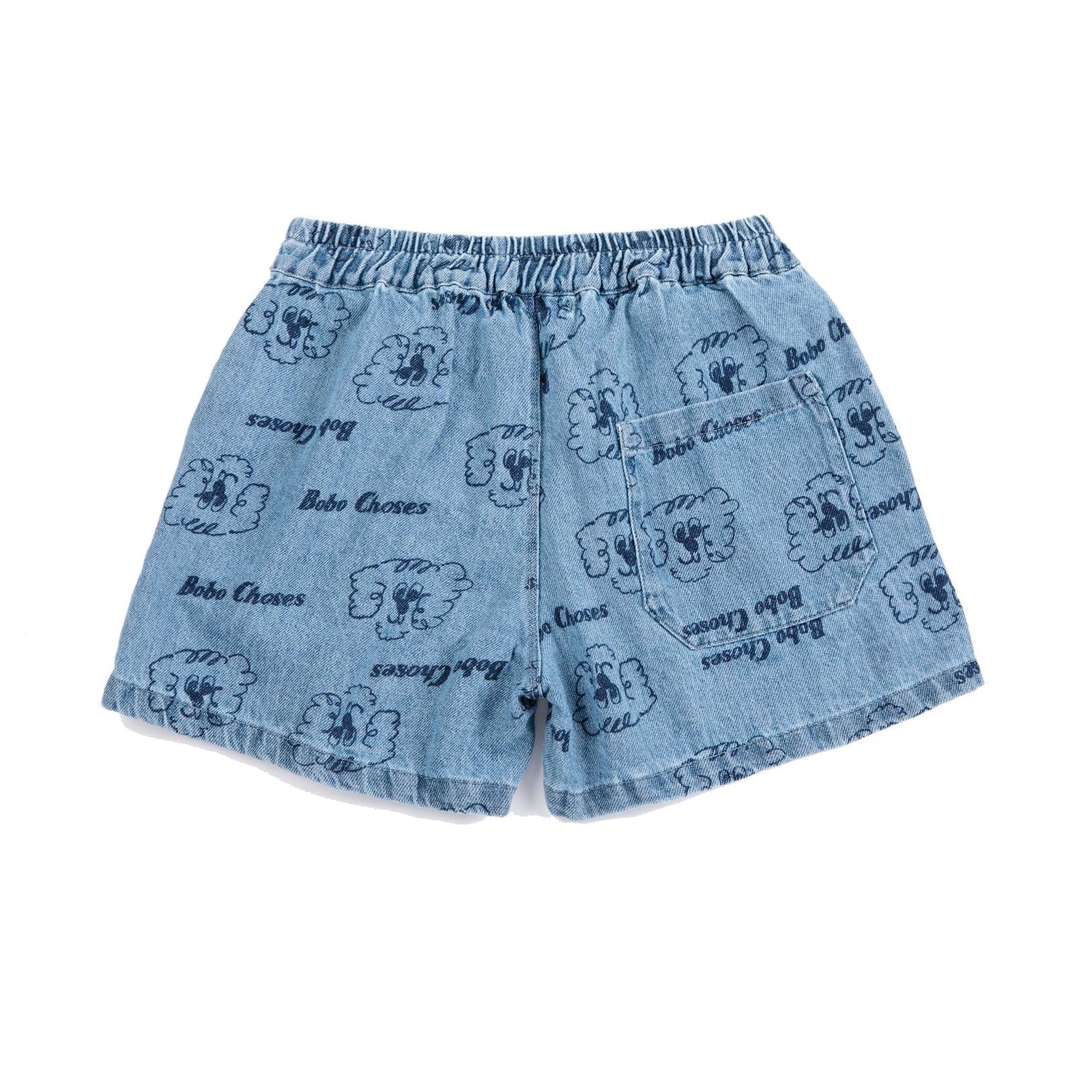 Pickles The Dog All Over Denim Short