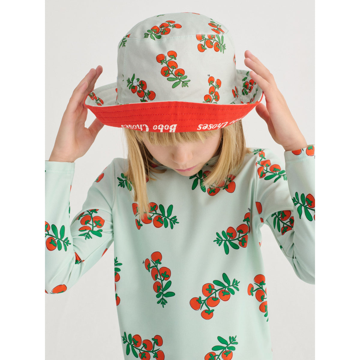 Juicy Tomatoes All Over Reversible Hat