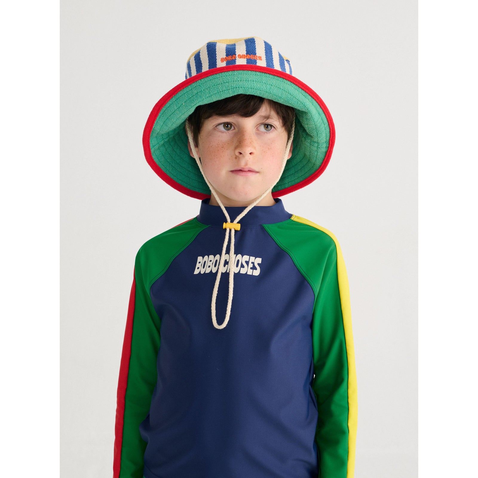Bobo Choses Striped Bucket Hat