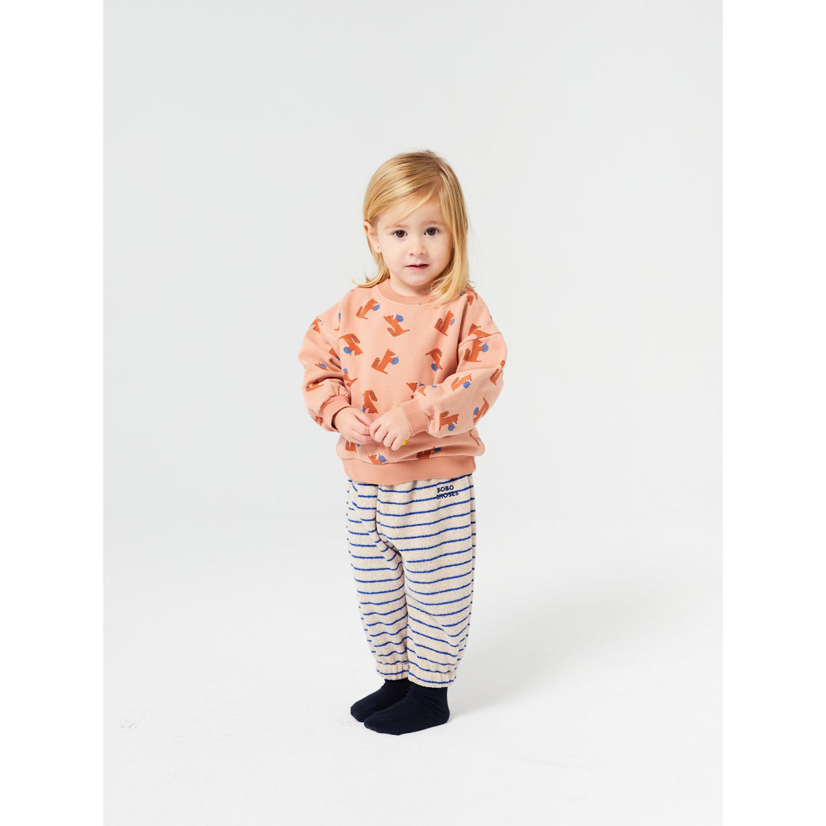 Baby Terry Stripes Jogging Pants