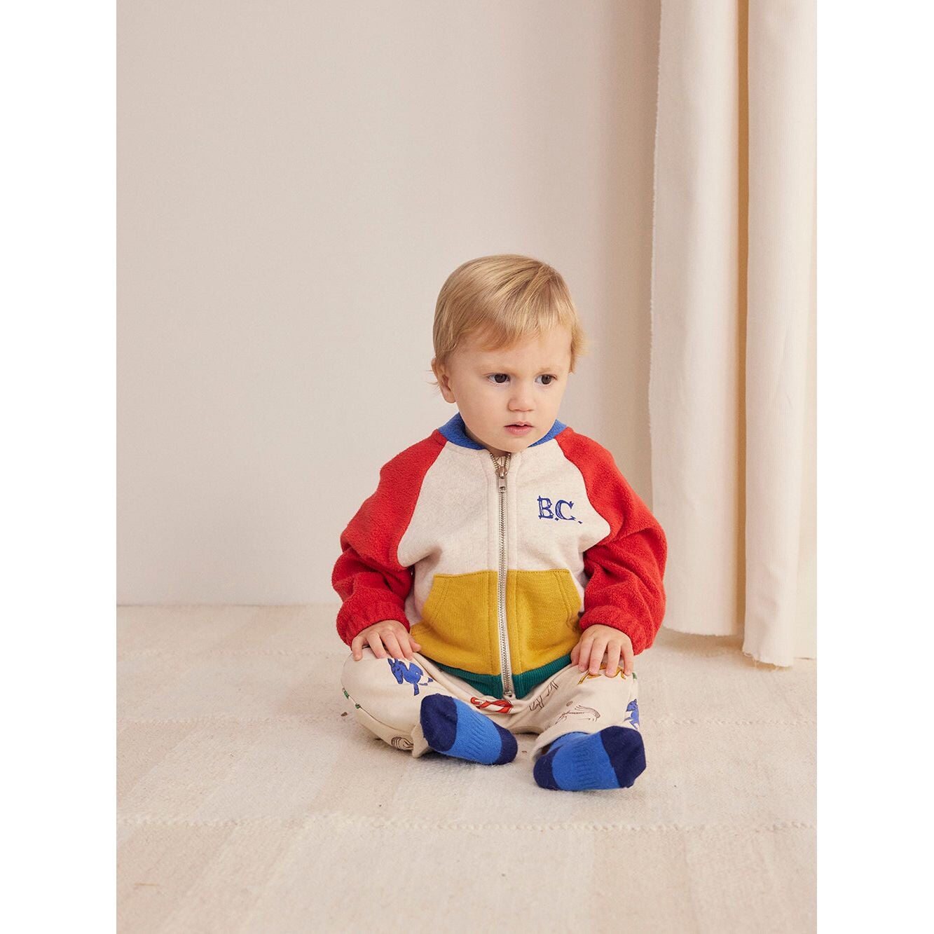 Baby B.C Color Block Zipped Sweatshirt