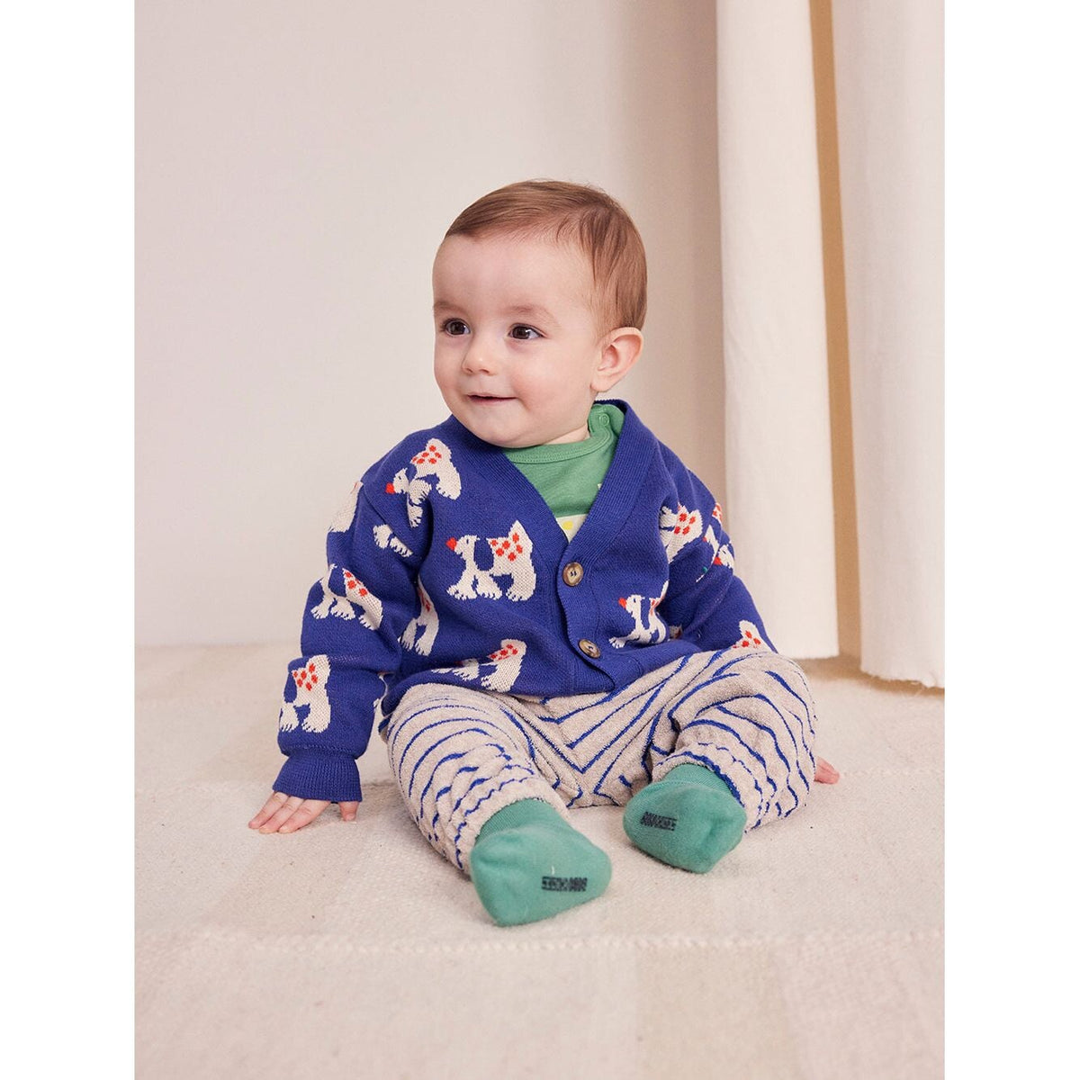 Baby Terry Stripes Jogging Pants