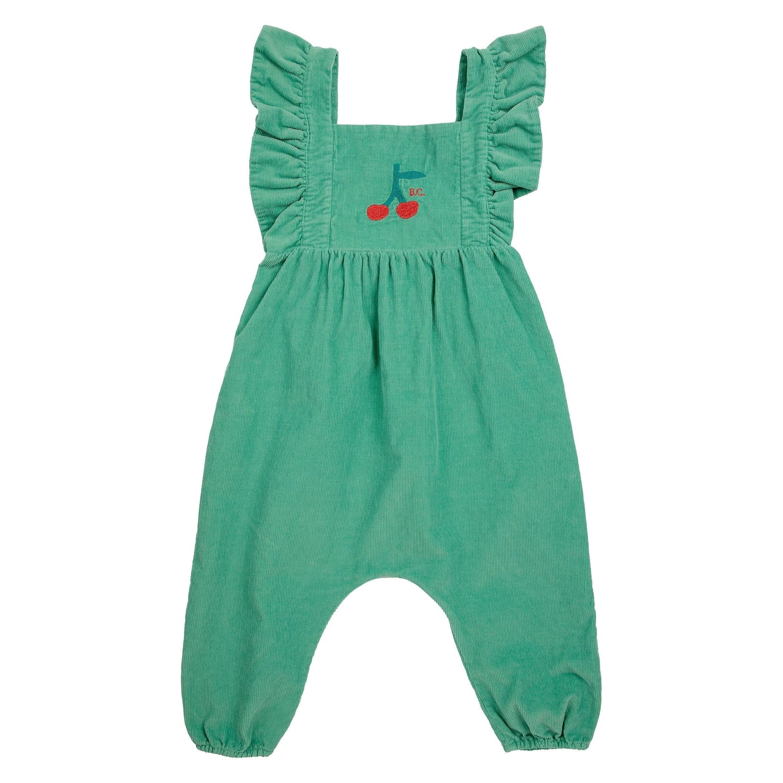 Baby Cherry Micro Corduroy Overall