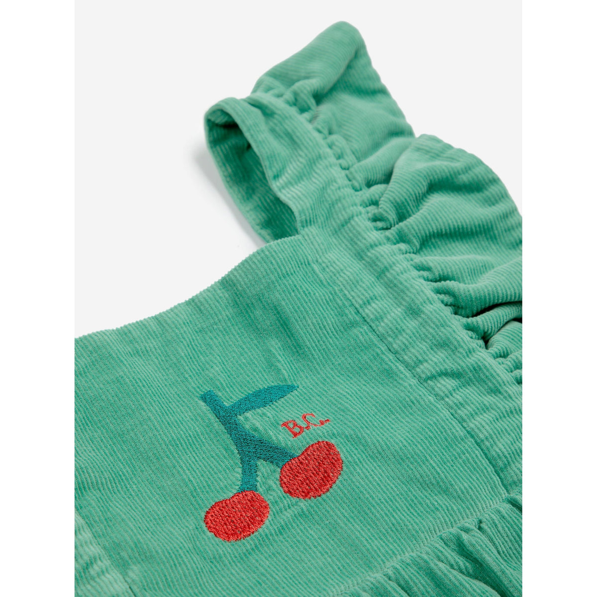 Baby Cherry Micro Corduroy Overall