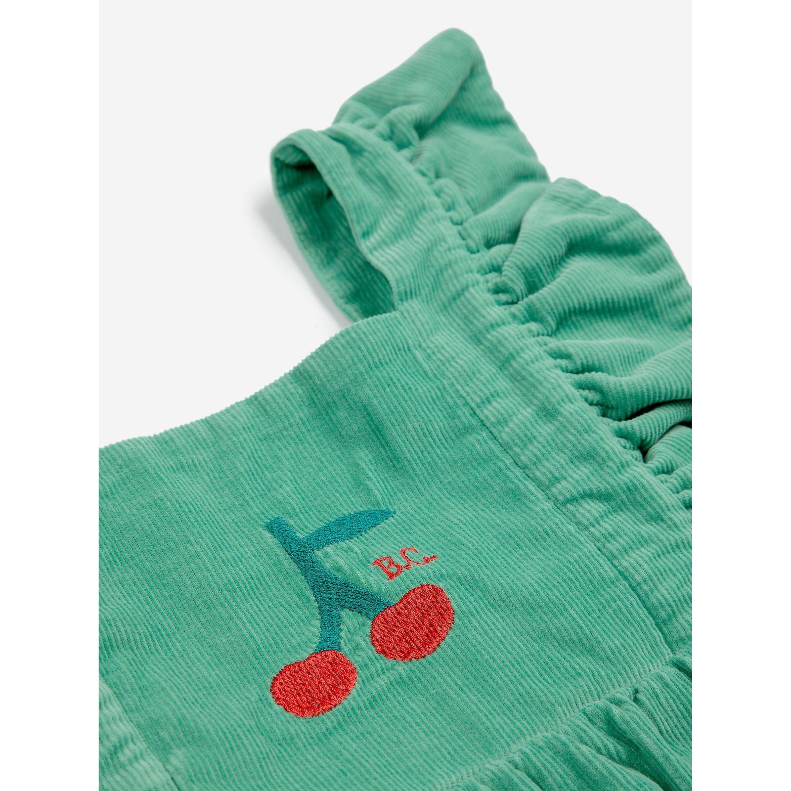 Baby Cherry Micro Corduroy Overall