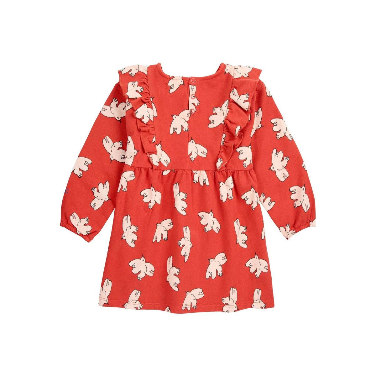 Baby Freedom Bird All Over Ruffle Dress
