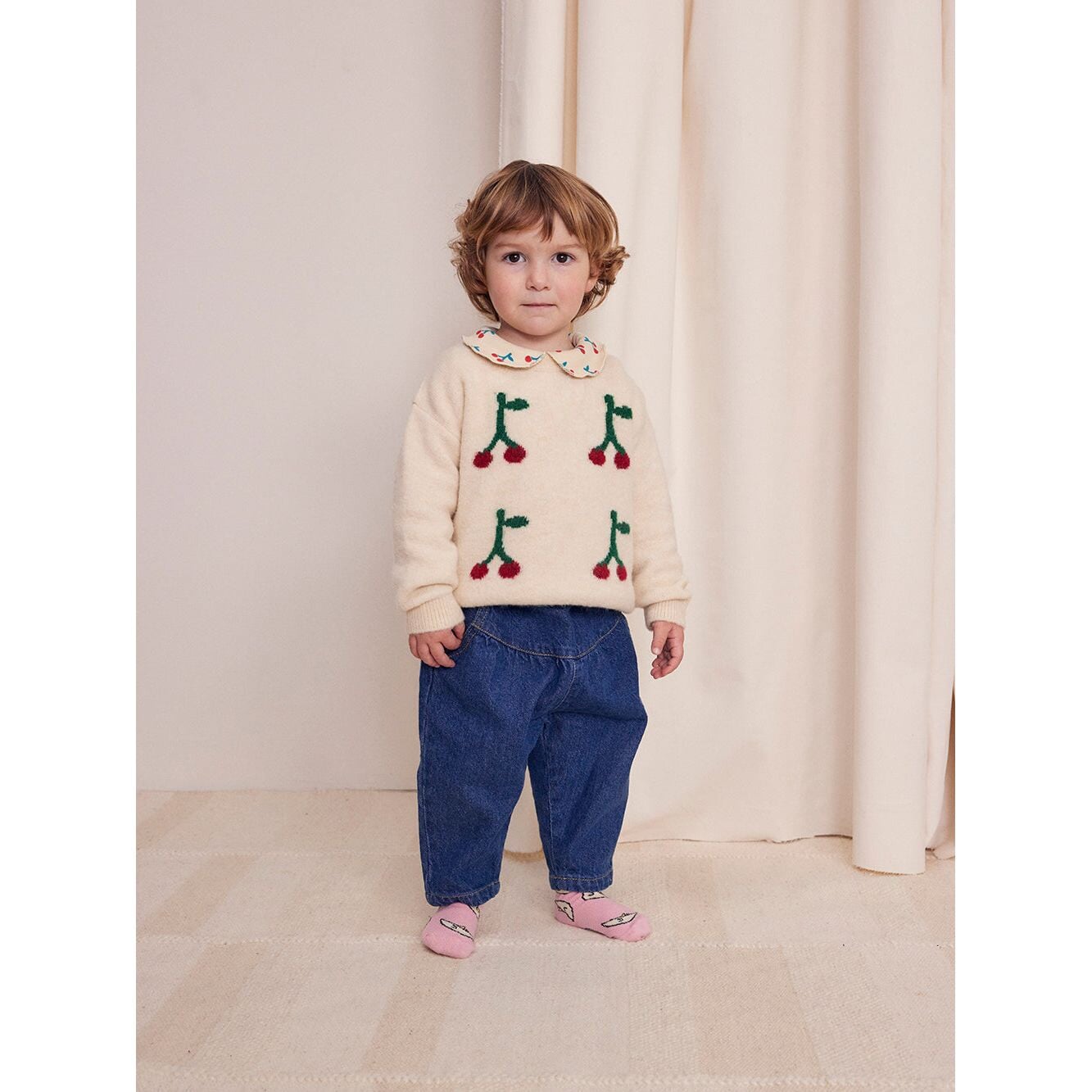 Baby Beneath The Moon Denim Baggy Pants
