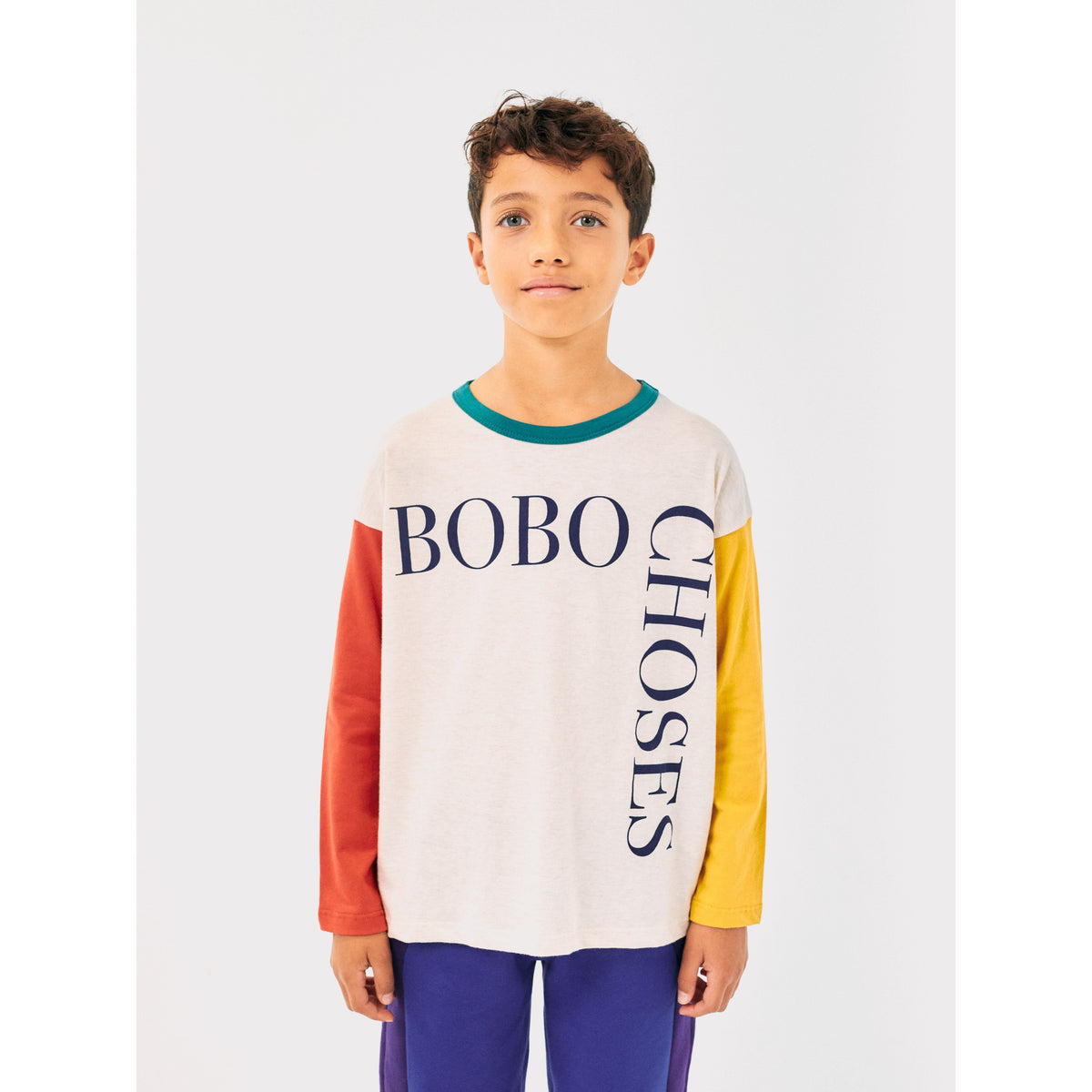 Bobo Choses Square Color Block T-Shirt