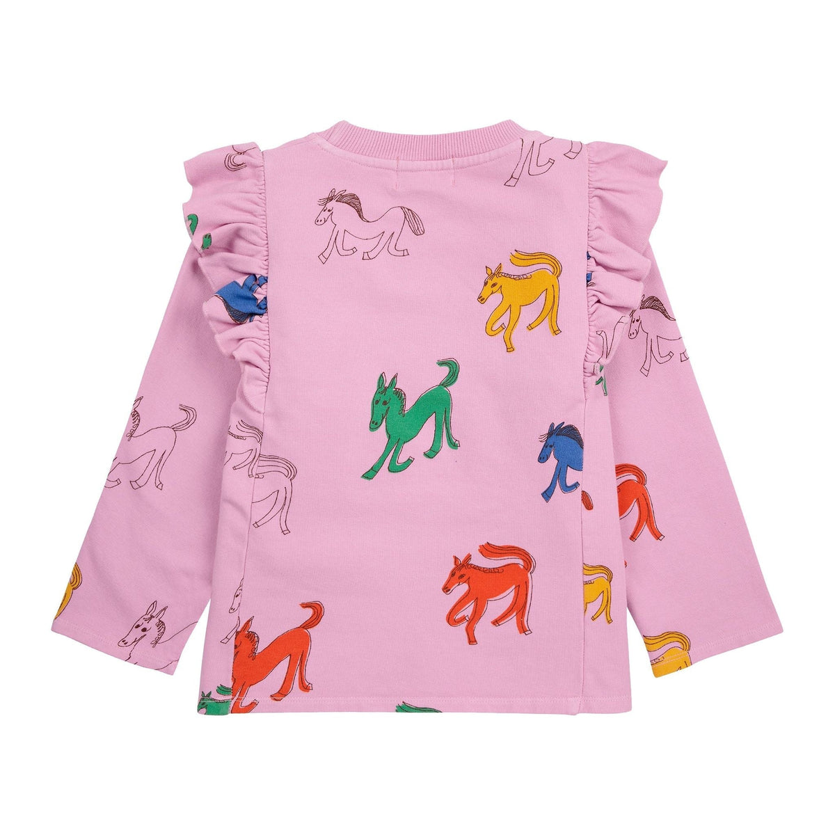 Wonder Horse All Over Ruffle Sweatshirt