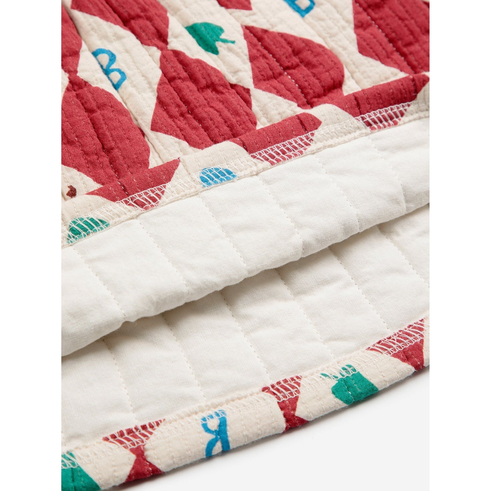 Harlequin All Over Quilted Woven Skirt