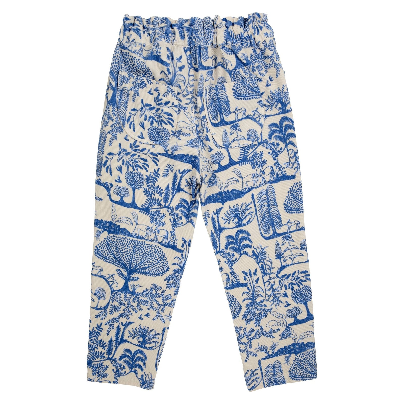 Wonderland All Over Micro Corduroy Paperbag Pants