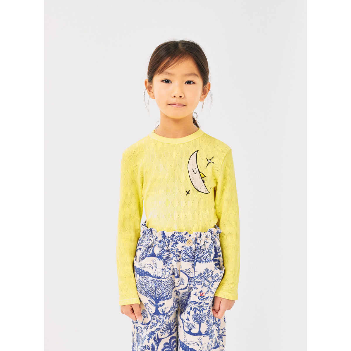 Wonderland All Over Micro Corduroy Paperbag Pants
