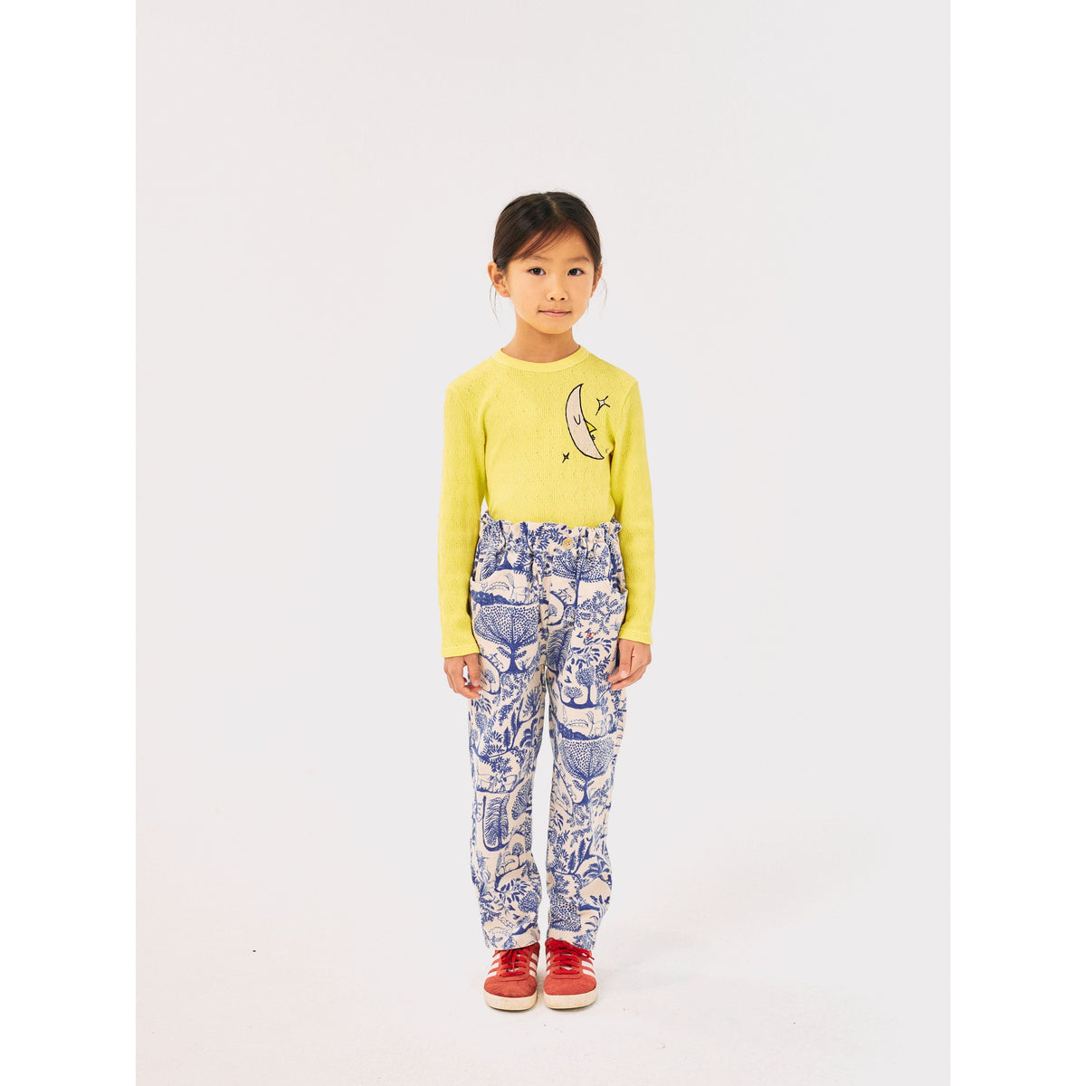Wonderland All Over Micro Corduroy Paperbag Pants
