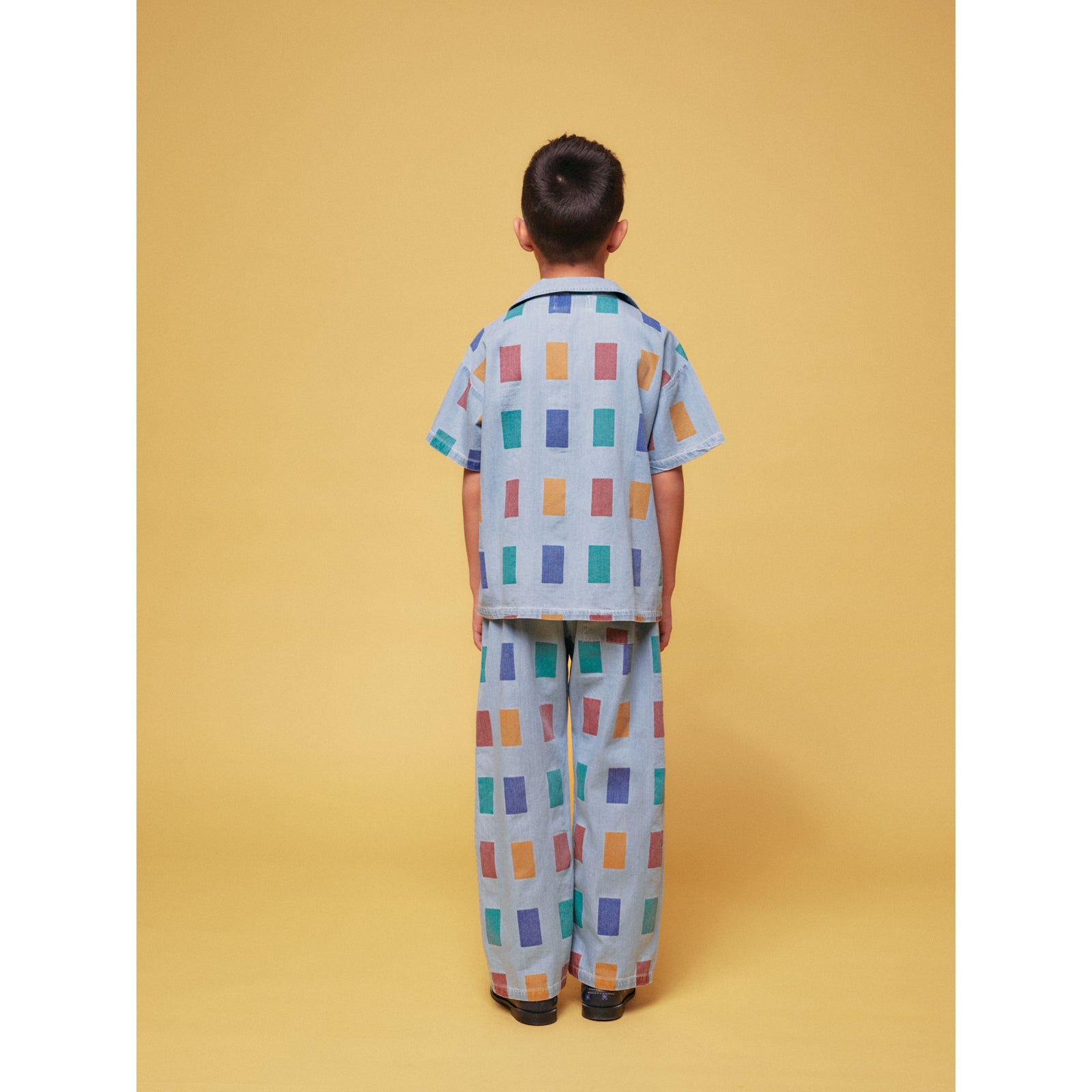 Color Game All Over Light Denim Shirt