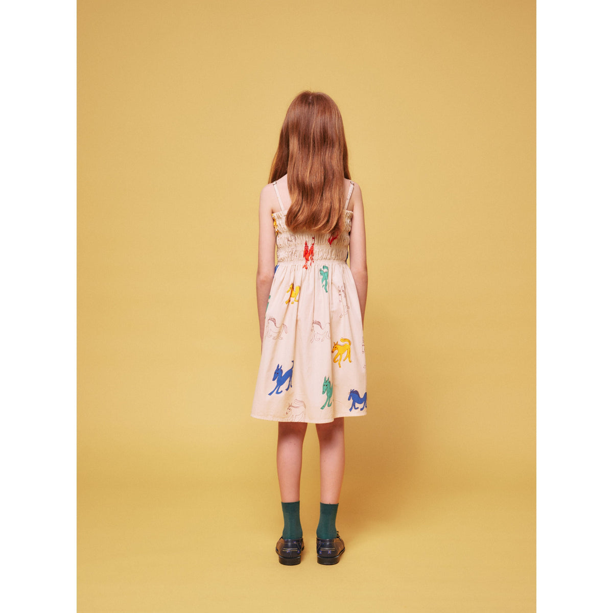 Wonder Horses All Over Sleevless Strap Dress