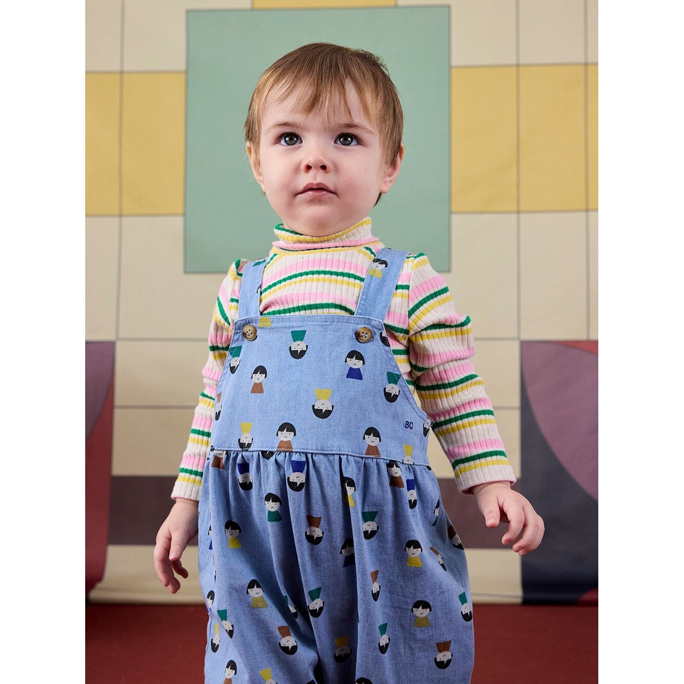 Baby Striped Turtle Neck T-Shirt