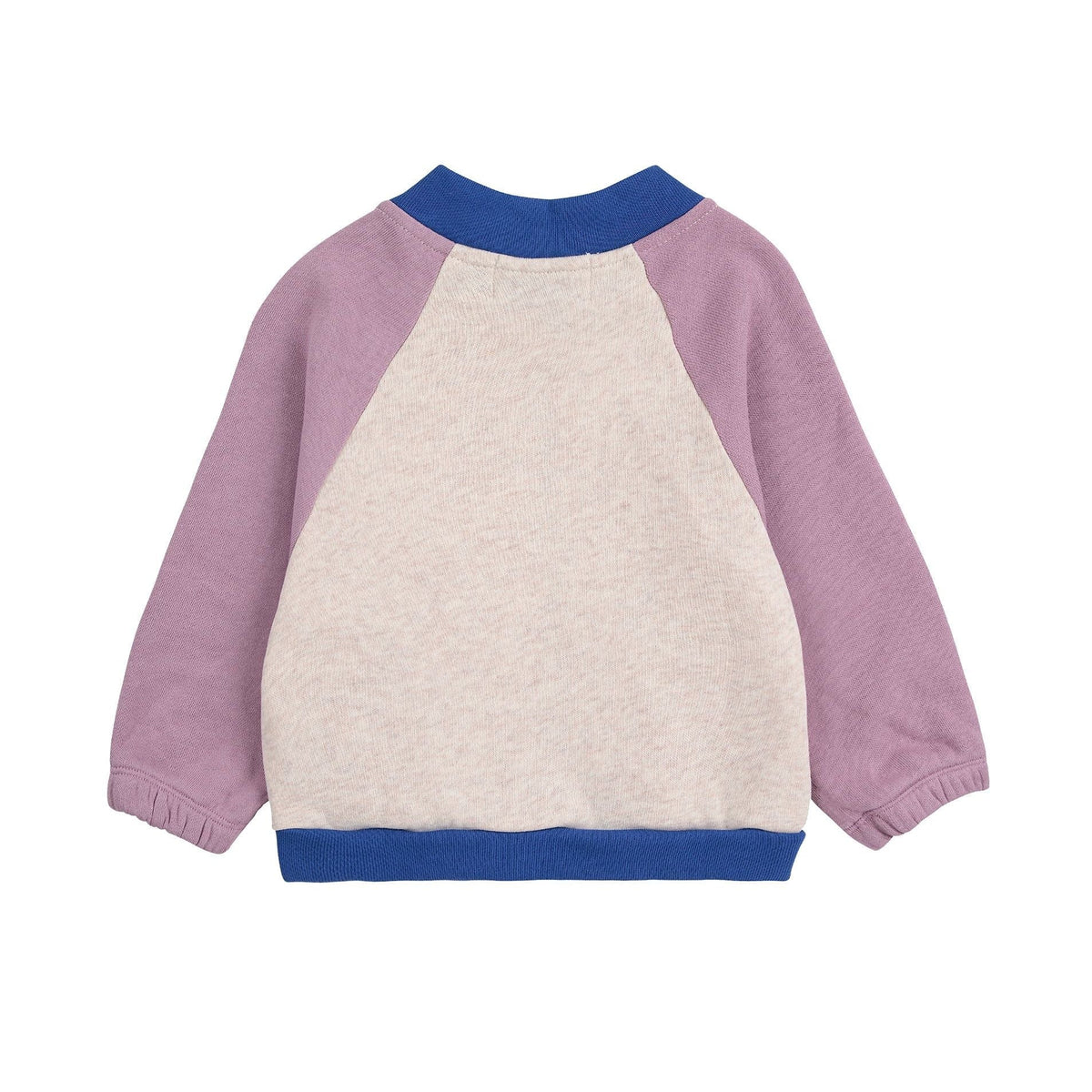 Baby Tic Tac Toe Color Block Zipped Sweatshirt