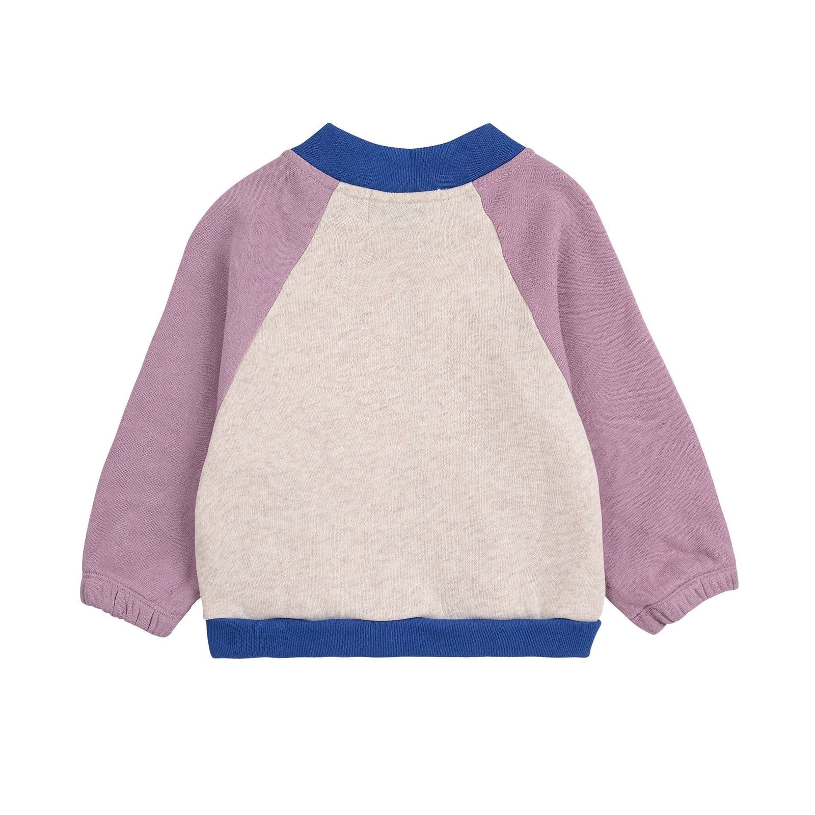 Baby Tic Tac Toe Color Block Zipped Sweatshirt