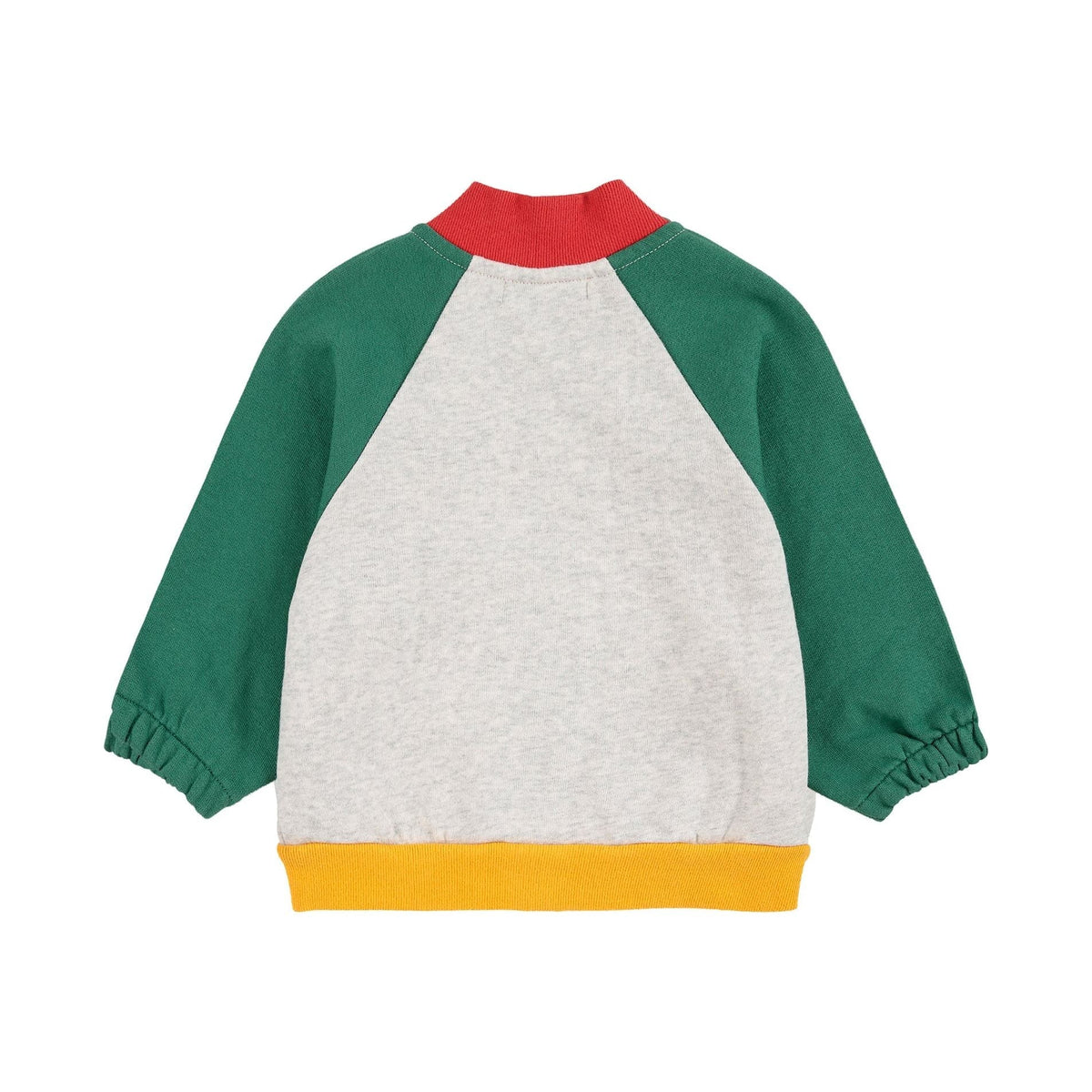 Baby Tic Tac Toe Color Block Zipped Sweatshirt