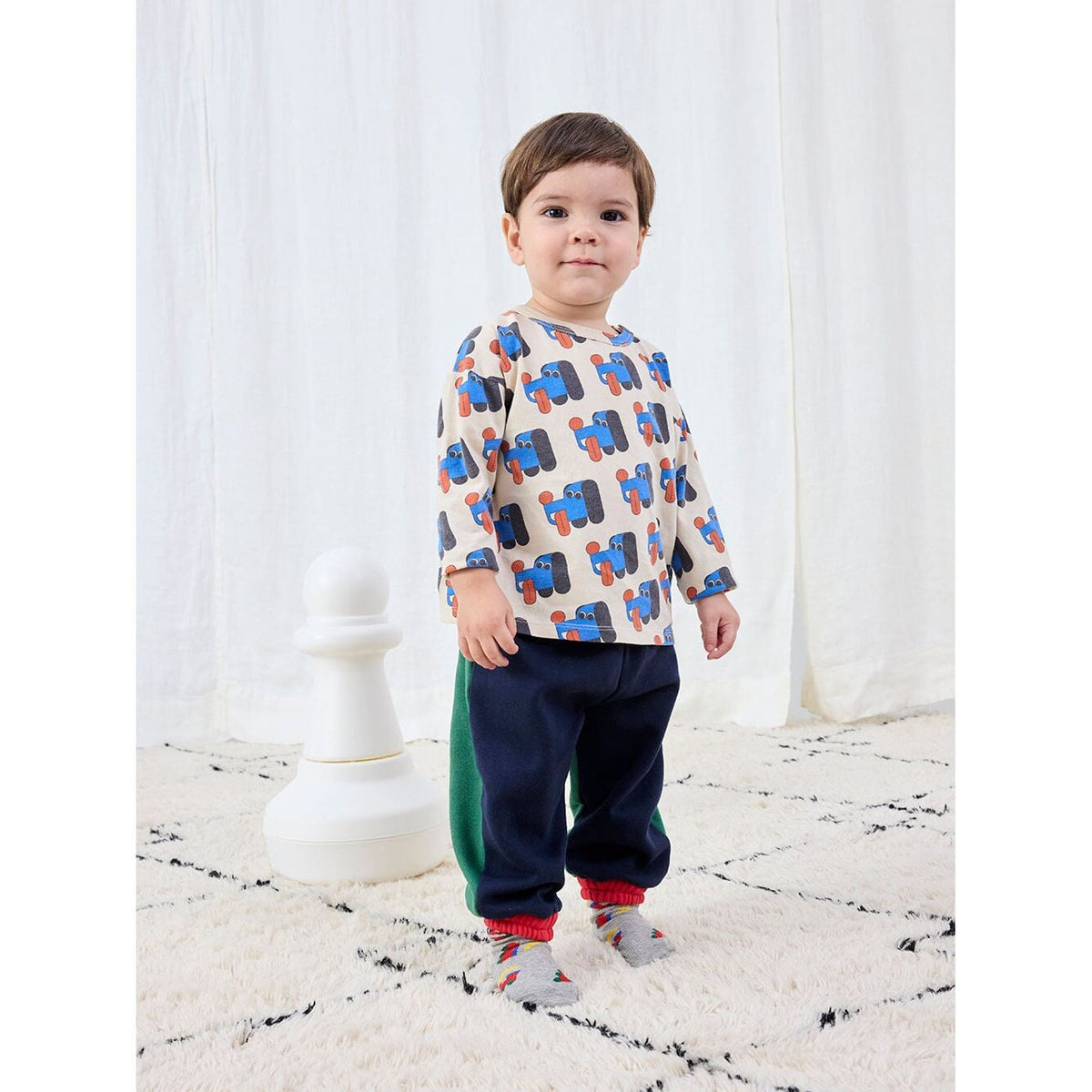 Baby Bobo Choses Color Block Jogging Pants