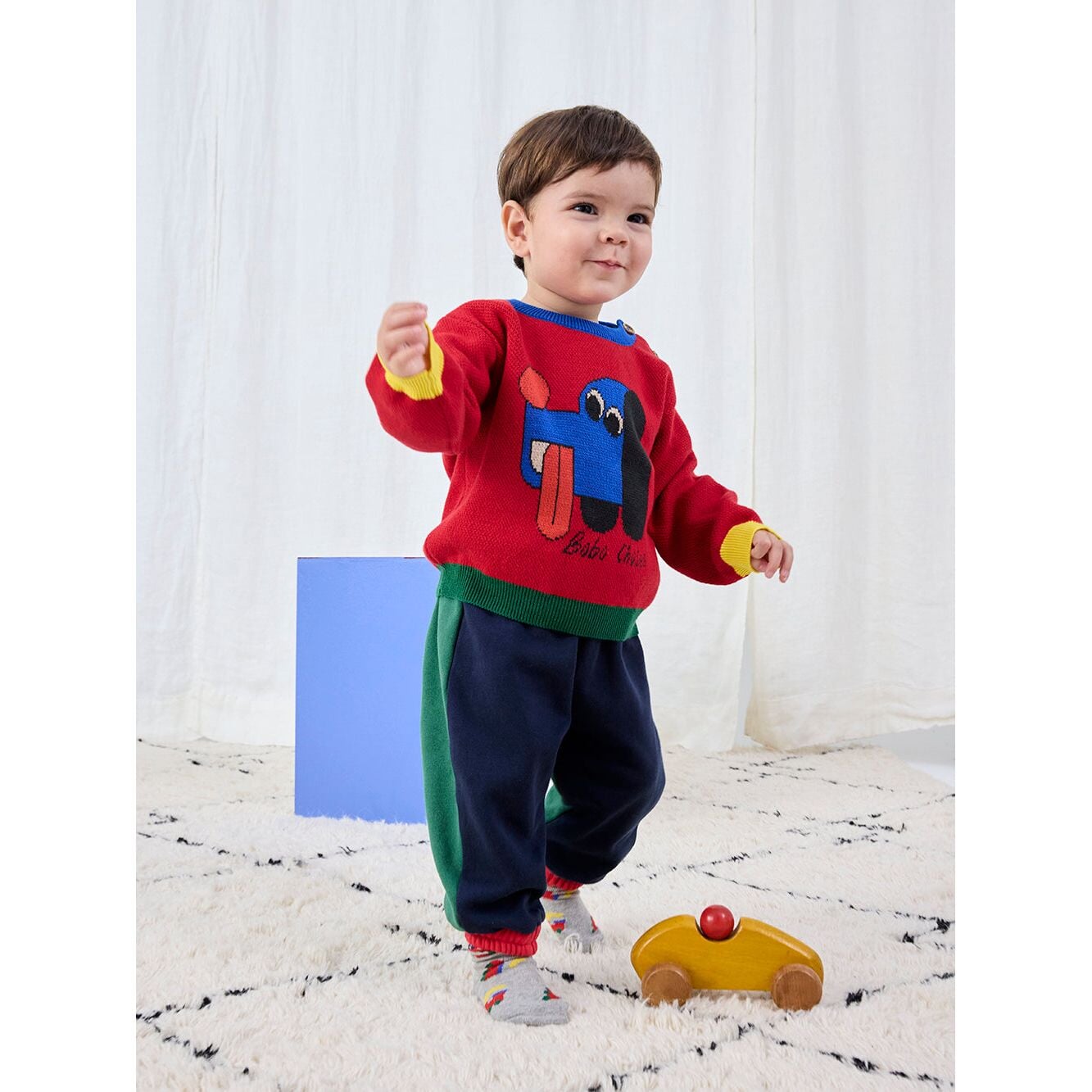 Baby Bobo Choses Color Block Jogging Pants