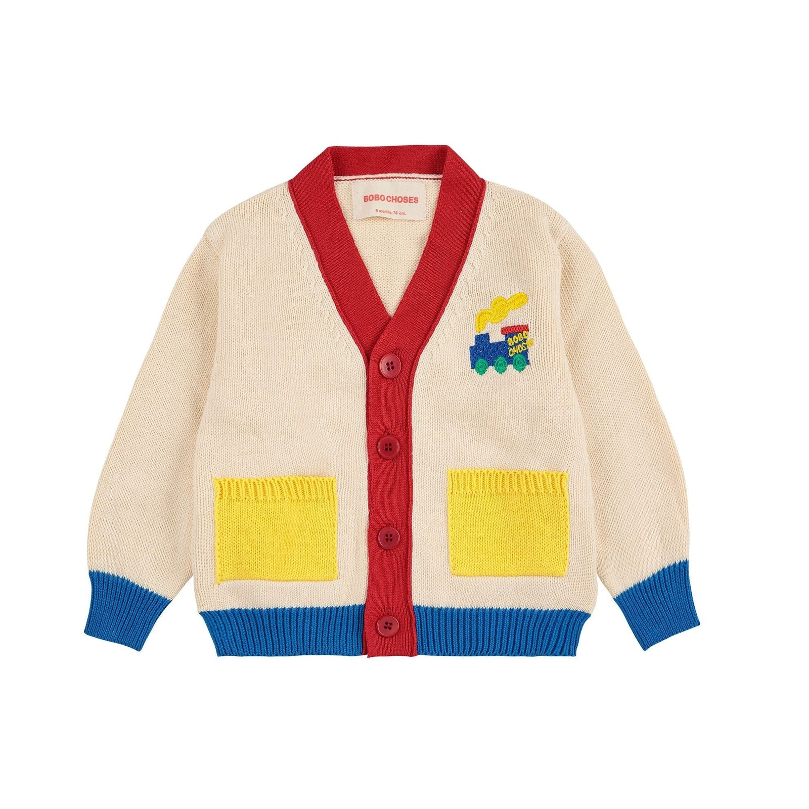 Baby Bobo Choo Choo Color Block Cardigan