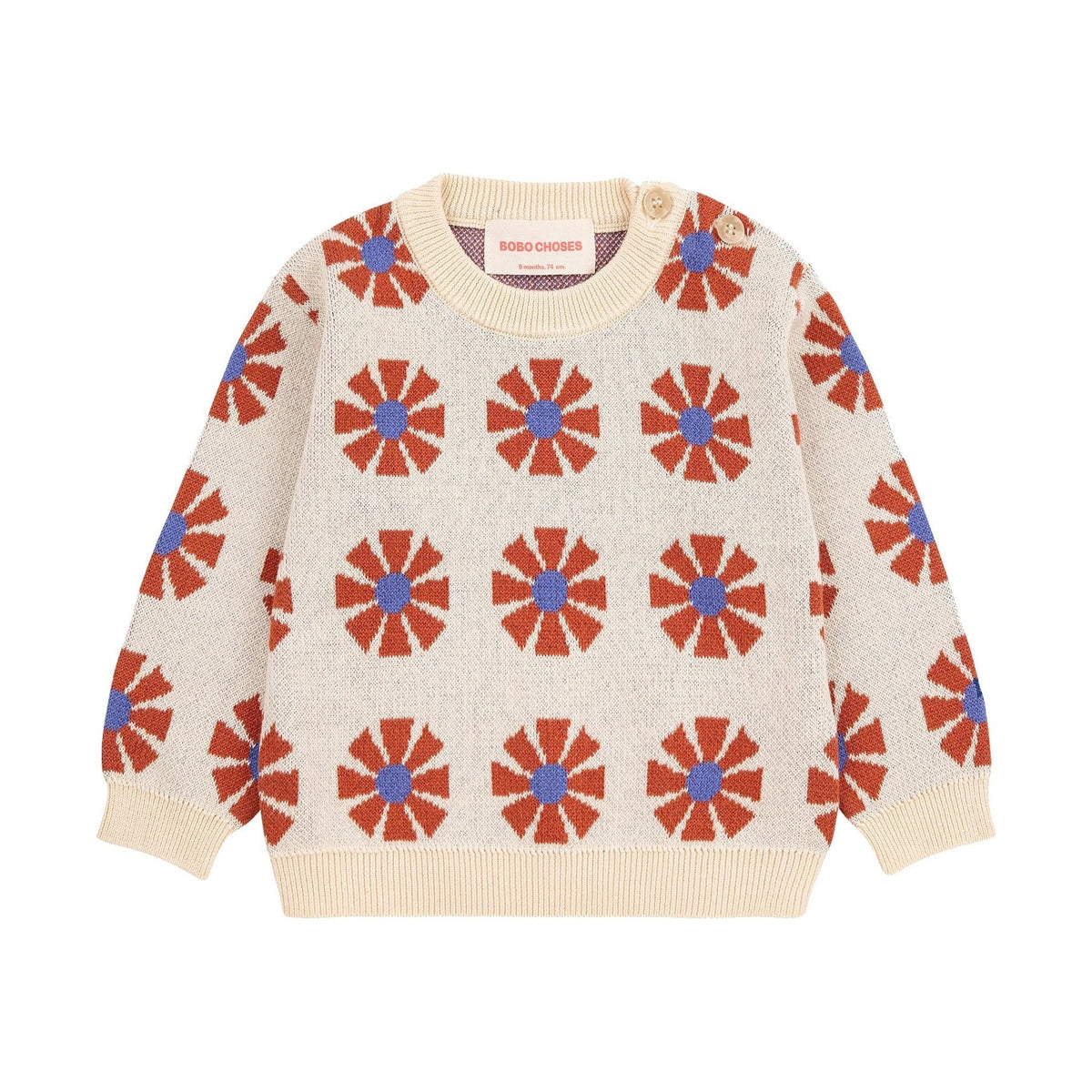 Baby Kaleidoscope All Over Jacquard Jumper
