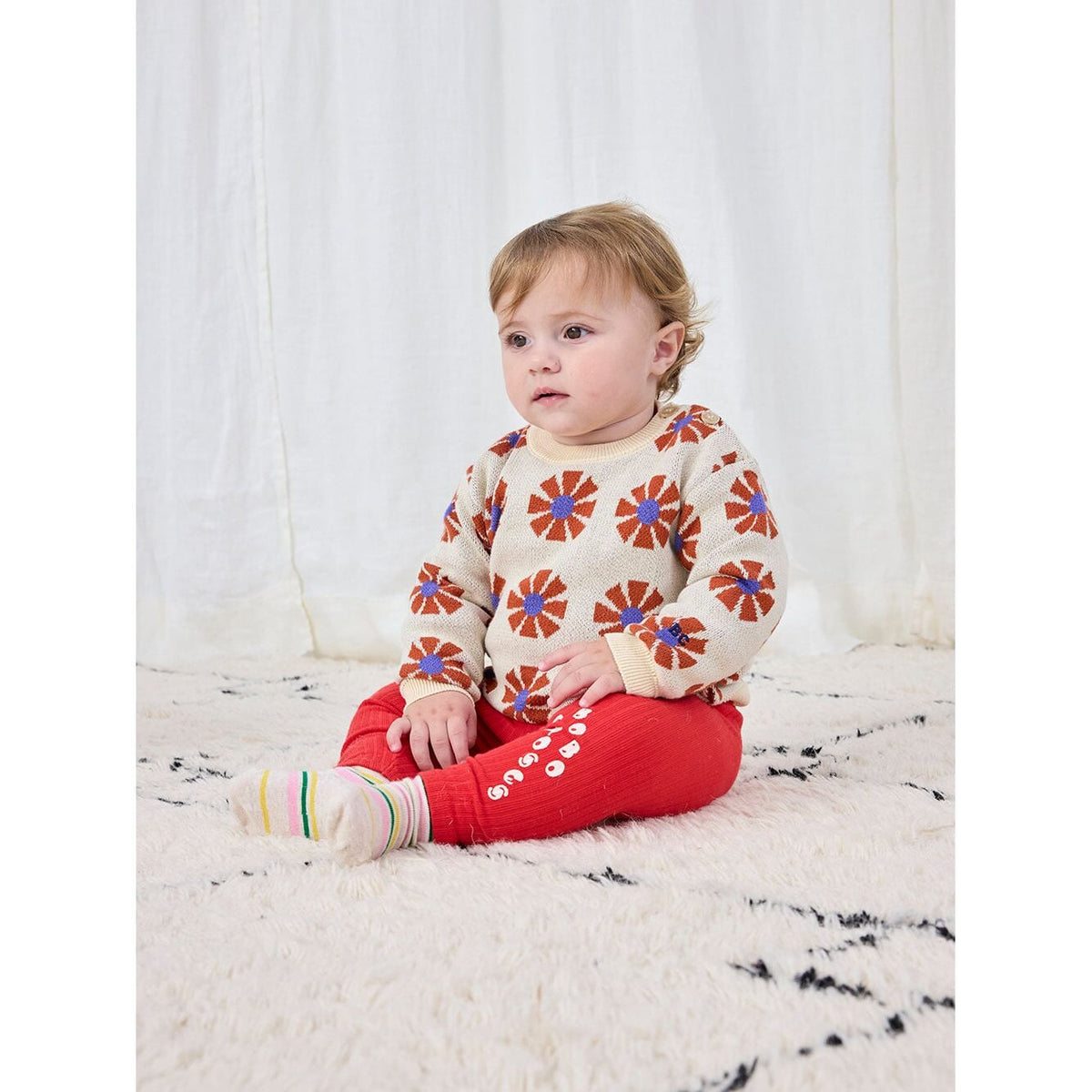 Baby Kaleidoscope All Over Jacquard Jumper