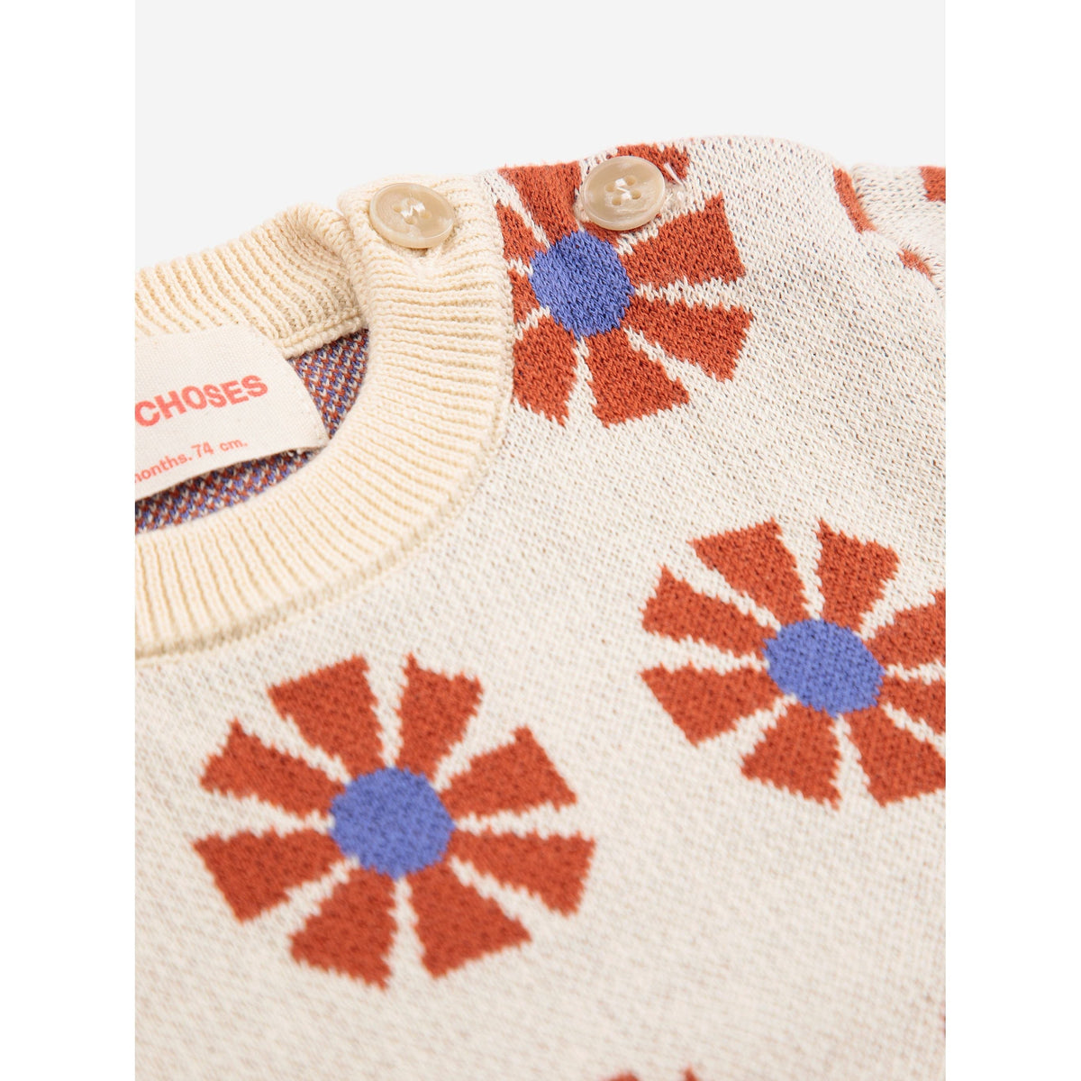 Baby Kaleidoscope All Over Jacquard Jumper