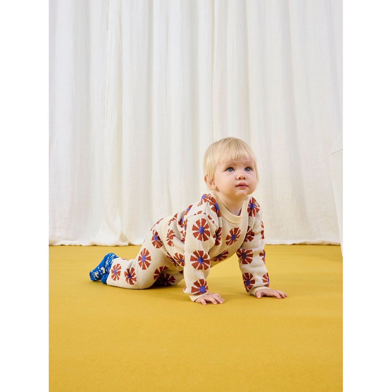 Baby Kaleidoscope All Over Jacquard Jumper