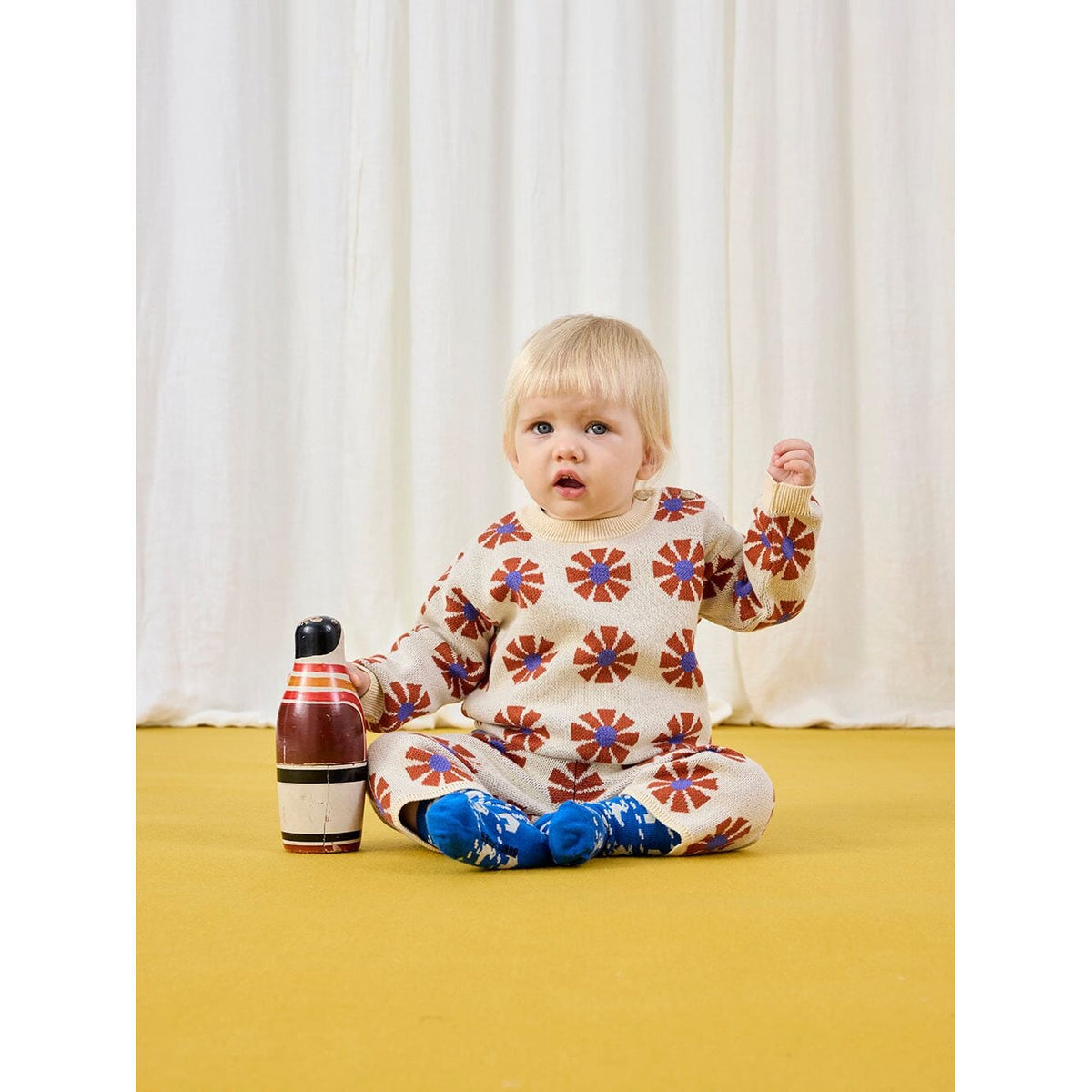 Baby Kaleidoscope All Over Jacquard Knitted Pants
