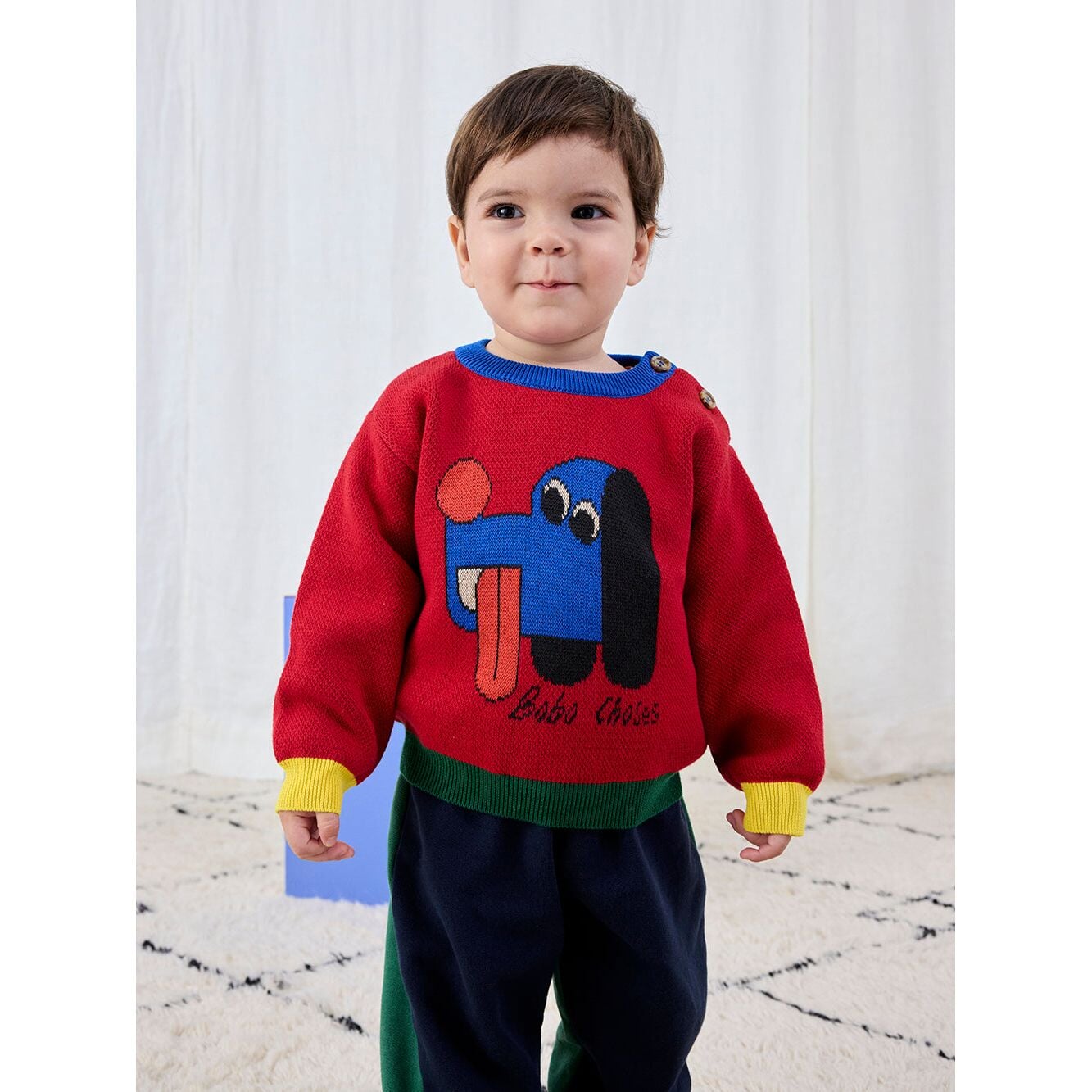 Baby Doggy Mate Jacquard Jumper