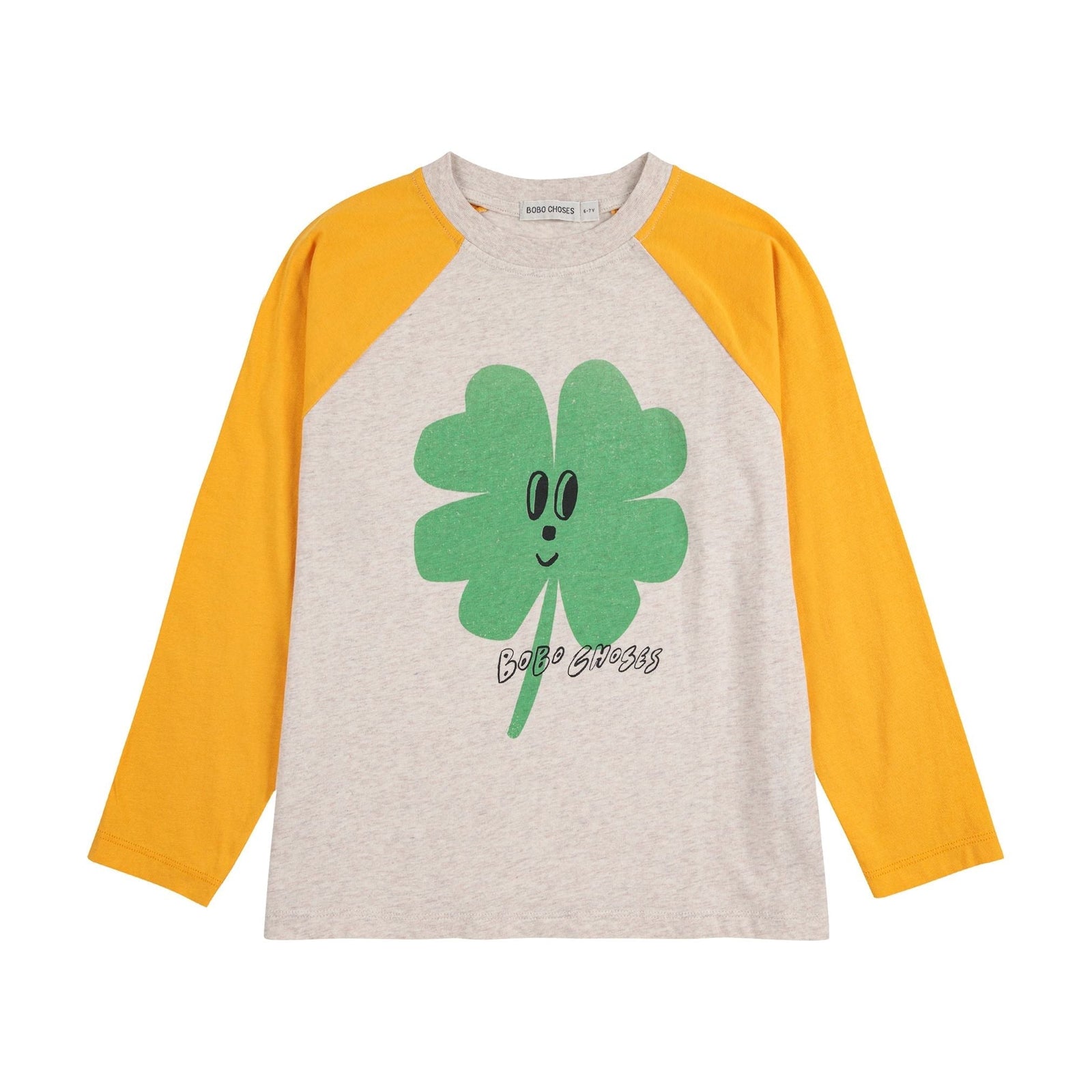 Lucky Clover Ranglan Sleeves T-Shirt