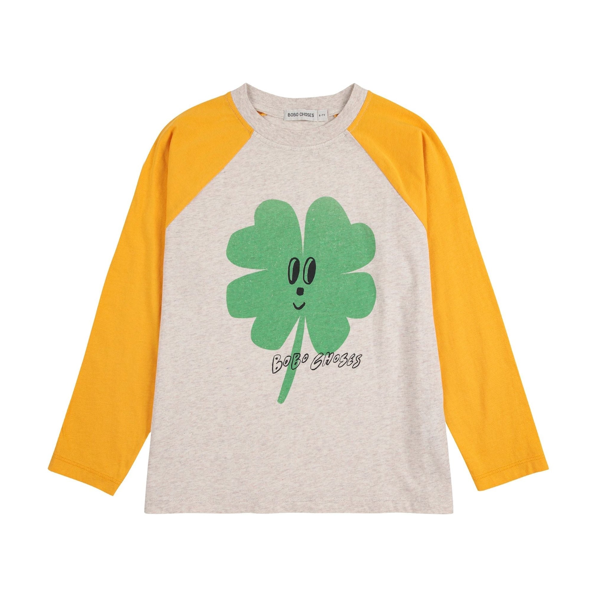 Lucky Clover Ranglan Sleeves T-Shirt