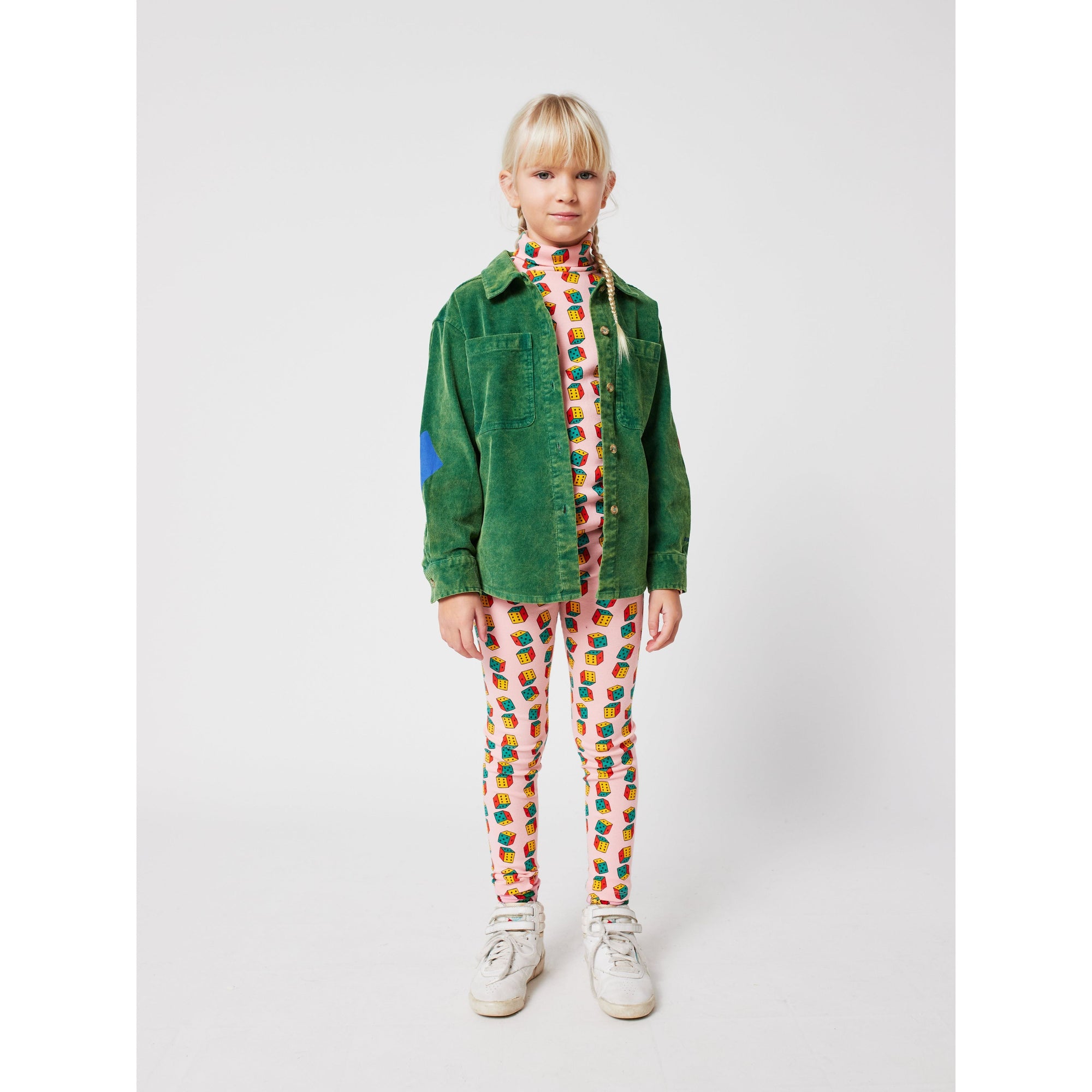 Dices All Over Turtle Neck T-Shirt