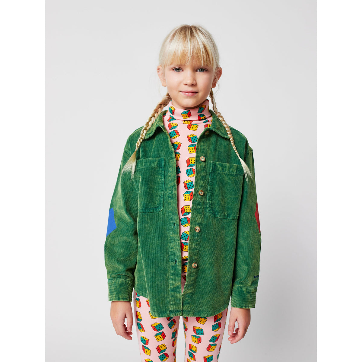 Dices All Over Turtle Neck T-Shirt