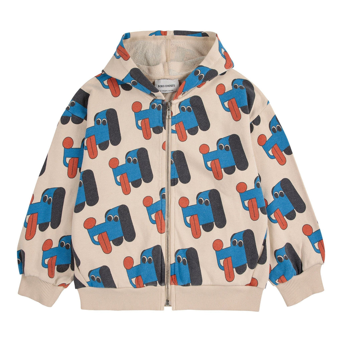 Doggy Mate All Over Zipped Hoodie