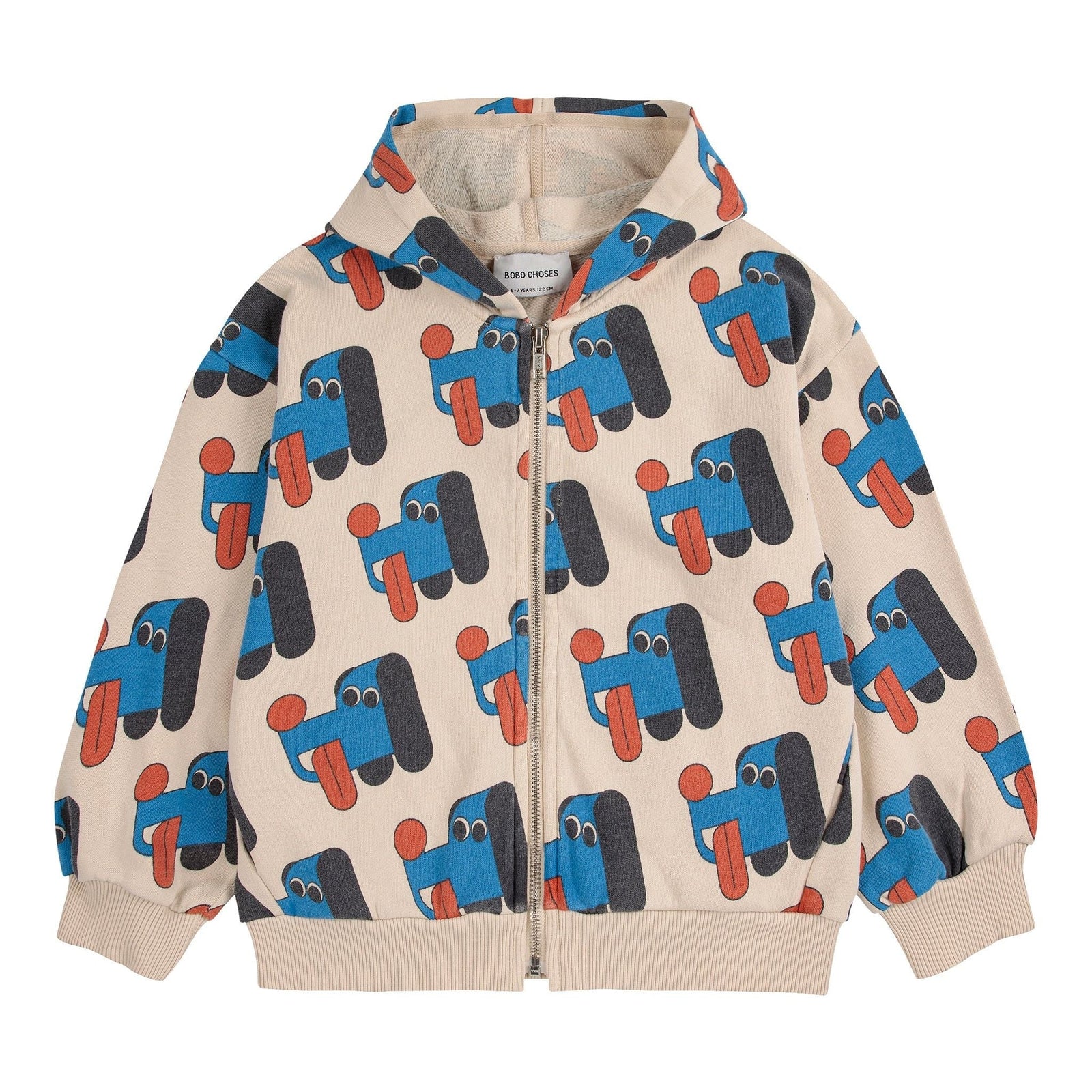 Doggy Mate All Over Zipped Hoodie